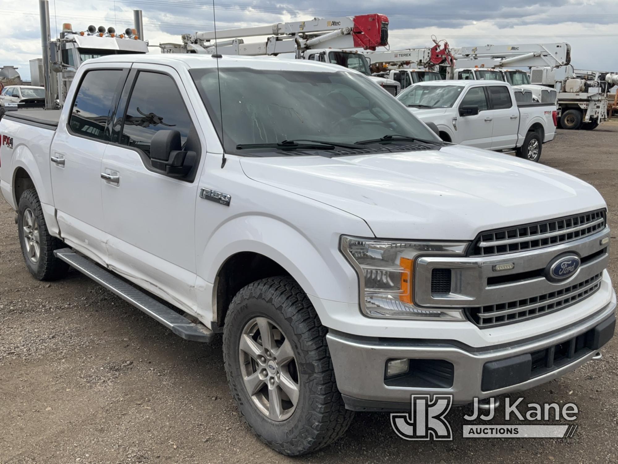 (Keenesburg, CO) 2018 Ford F150 4x4 Crew-Cab Pickup Truck Runs & Moves) (Seller States: Vehicle Invo