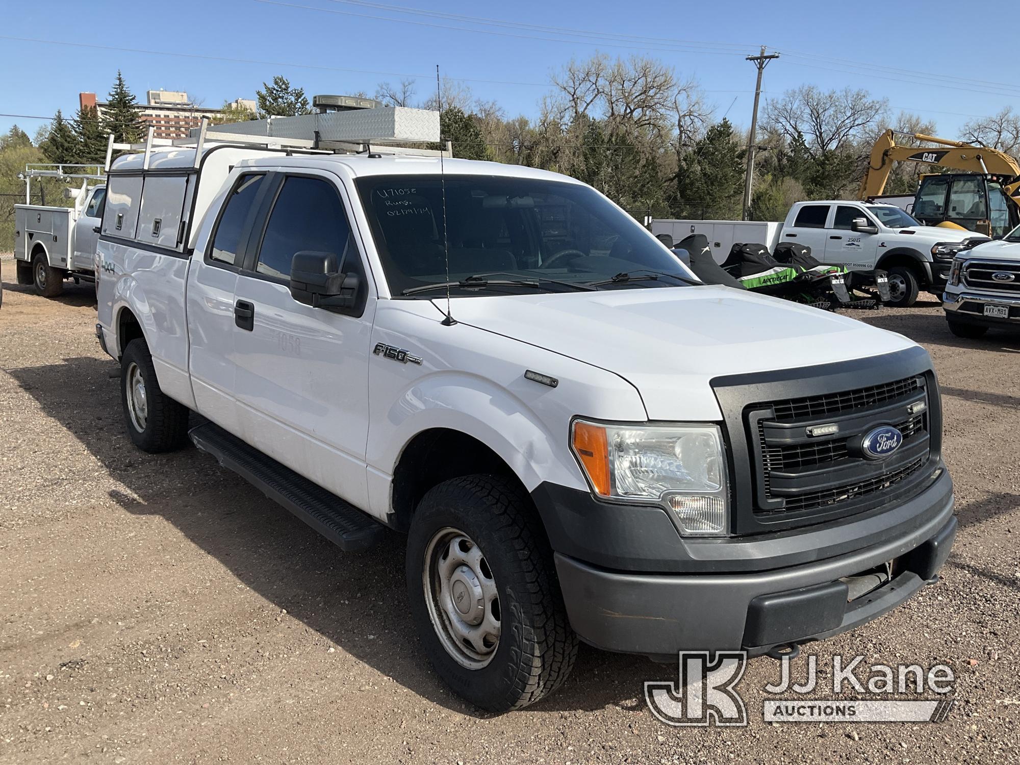 (Castle Rock, CO) 2014 Ford F150 4x4 Extended-Cab Pickup Truck Runs & Moves