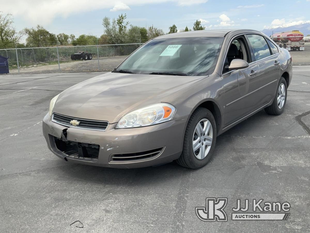 (Salt Lake City, UT) 2007 Chevrolet Impala 4-Door Sedan Runs & Moves) (Body Damage, Bad Paint, Drive