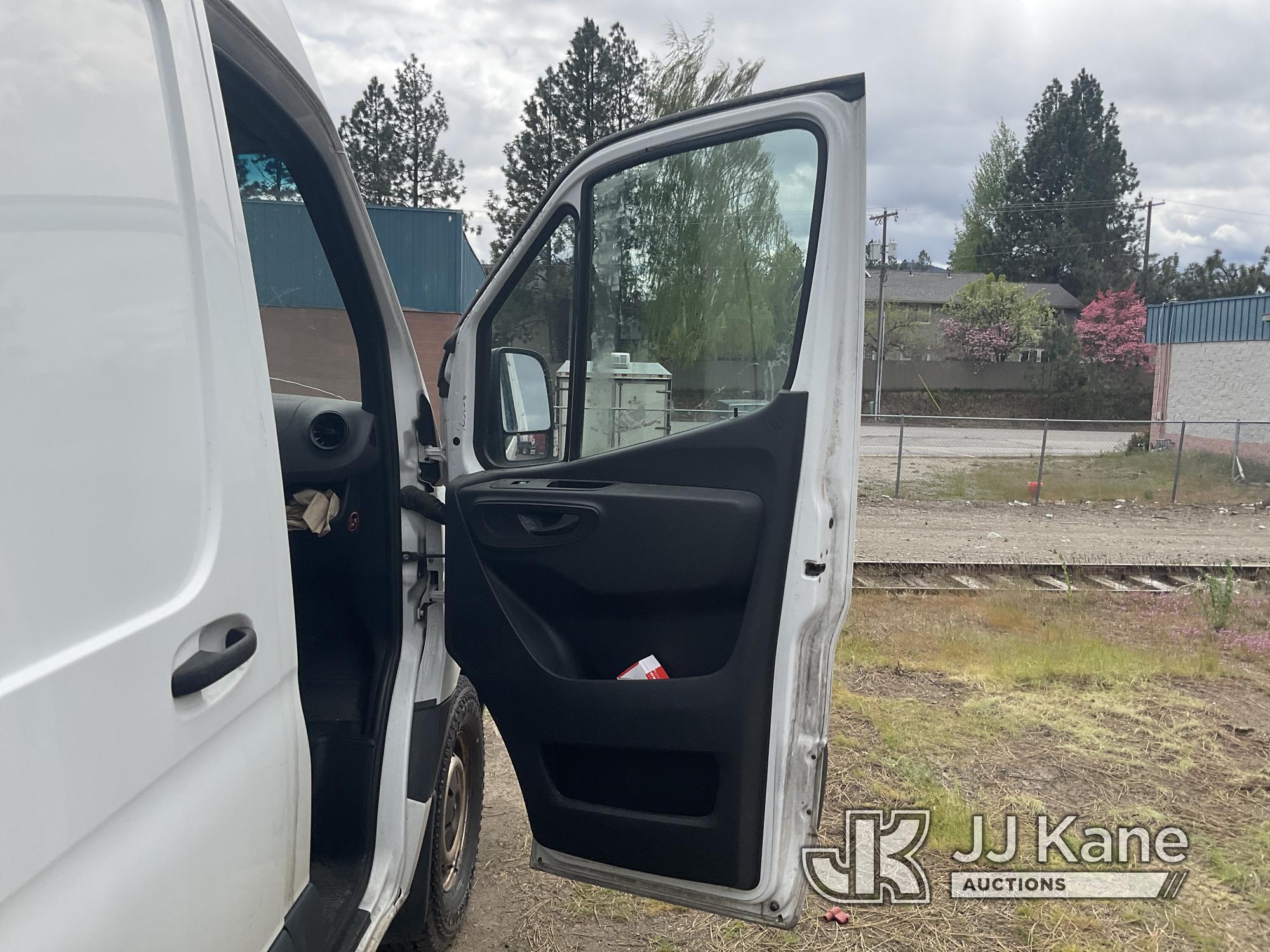 (Post Falls, ID) 2019 Mercedes-Benz Sprinter Van Cargo Van Not Running, Condition Unknown, Requires