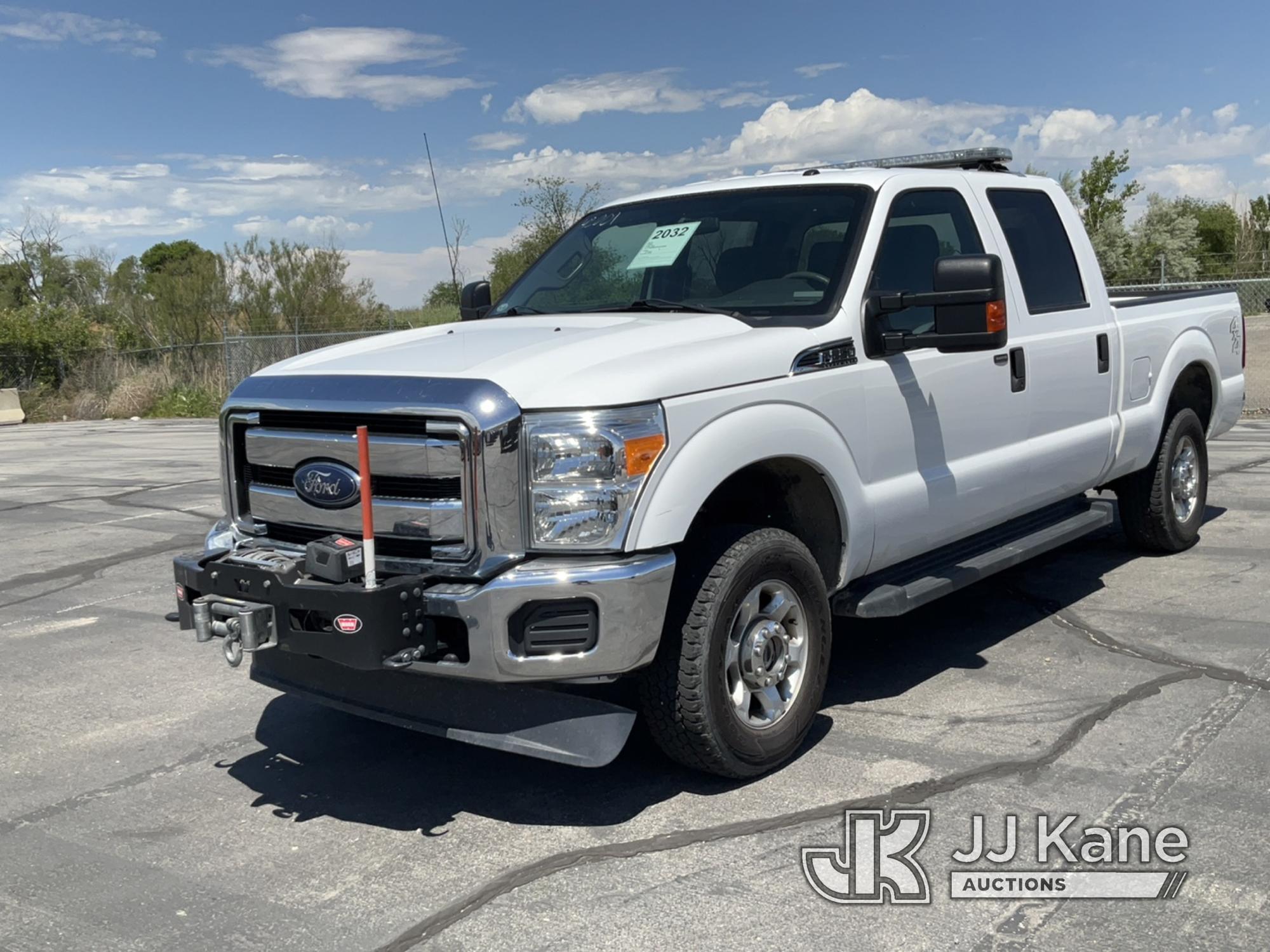 (Salt Lake City, UT) 2015 Ford F250 4x4 Crew-Cab Pickup Truck Runs & Moves