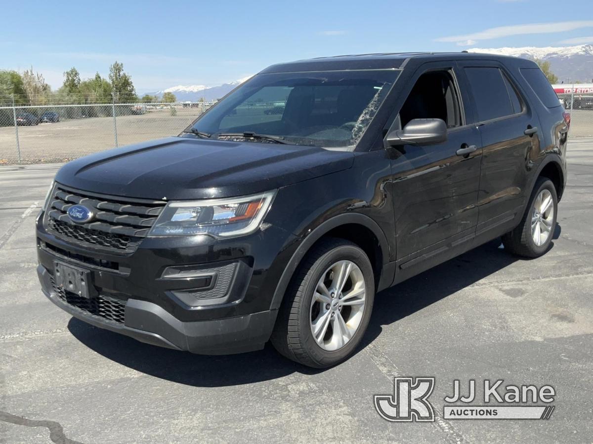 (Salt Lake City, UT) 2016 Ford Explorer 4x4 Police 4-Door Sport Utility Vehicle Runs & Moves