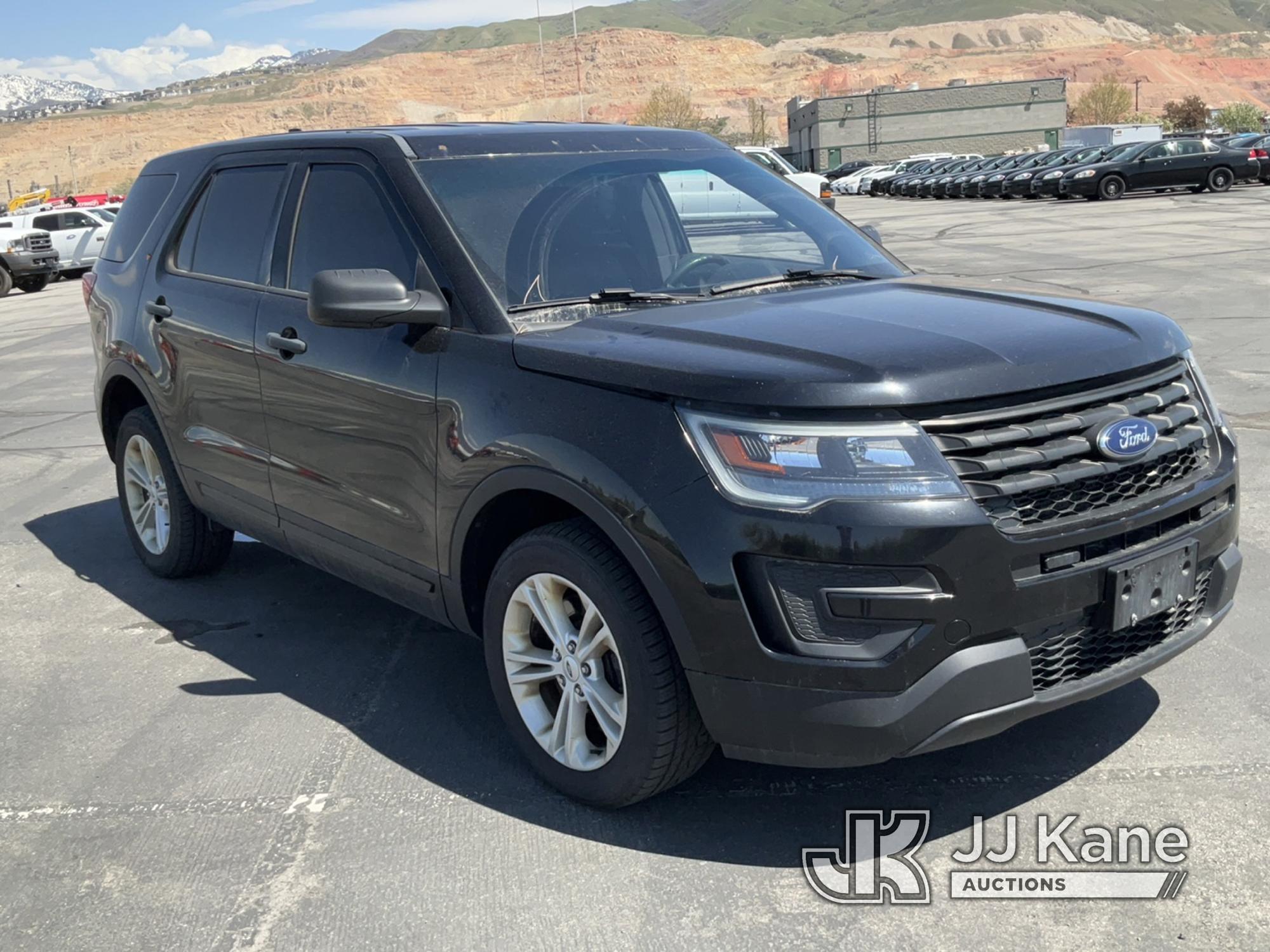 (Salt Lake City, UT) 2017 Ford Explorer 4x4 Police 4-Door Sport Utility Vehicle Runs & Moves