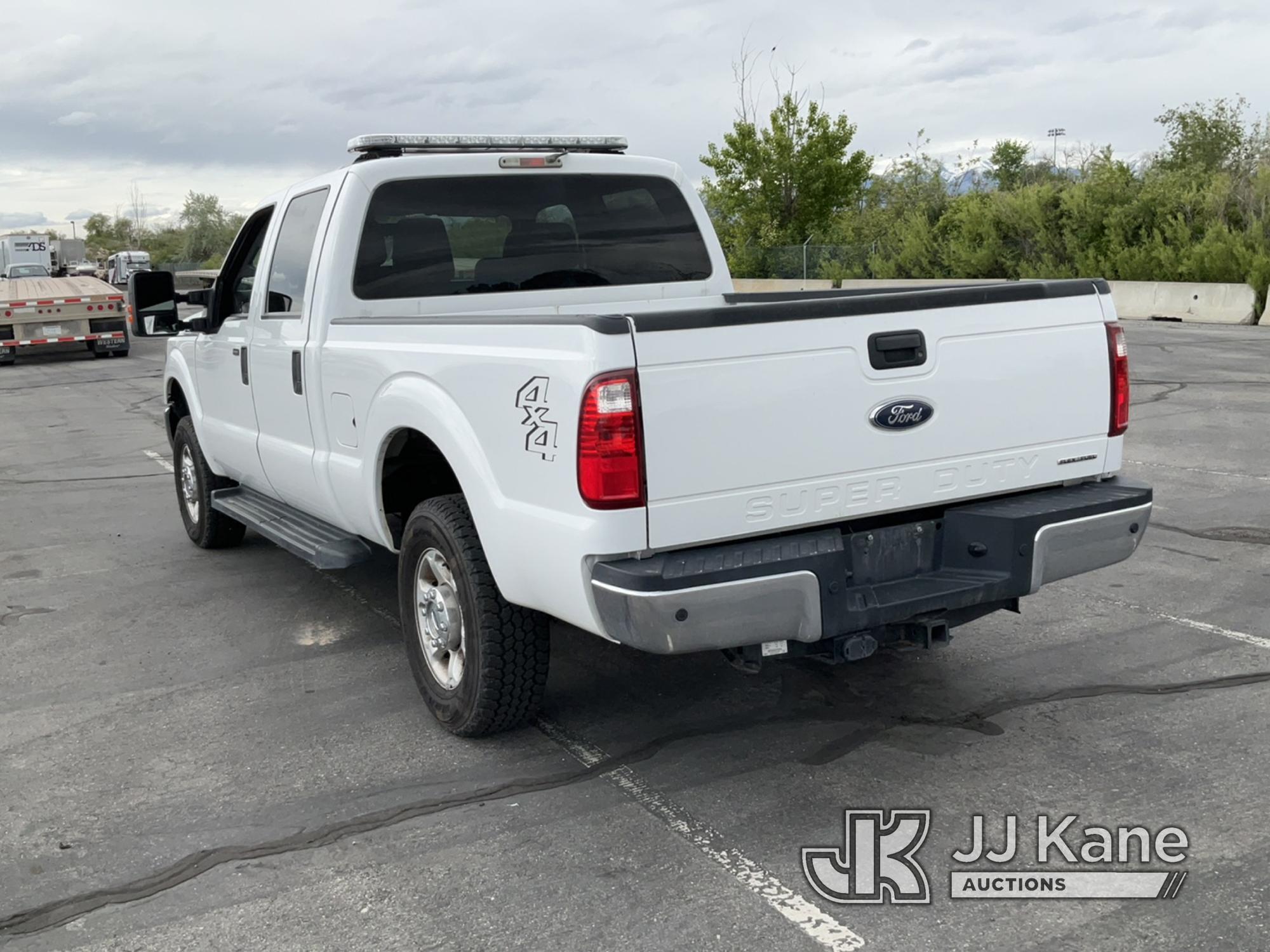 (Salt Lake City, UT) 2015 Ford F250 4x4 Crew-Cab Pickup Truck Runs & Moves