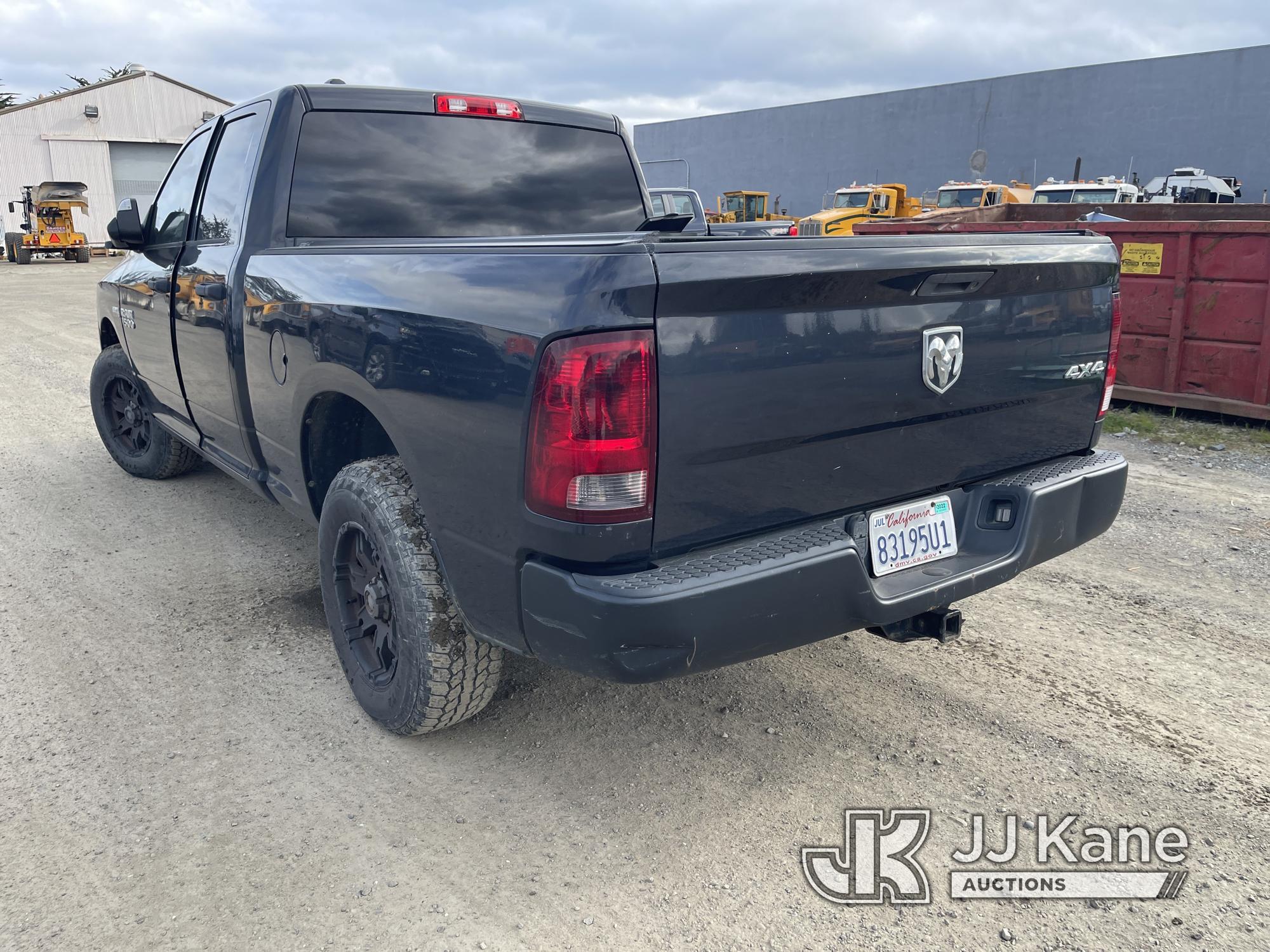 (Eureka, CA) 2015 RAM 1500 4x4 Extended-Cab Pickup Truck Runs & Moves) (Check Engine Light On