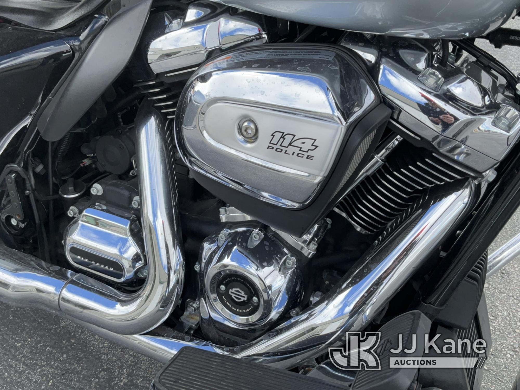 (Salt Lake City, UT) 2020 Harley-Davidson FLHTP Police Motorcycle Runs & Moves) (Check Engine Light