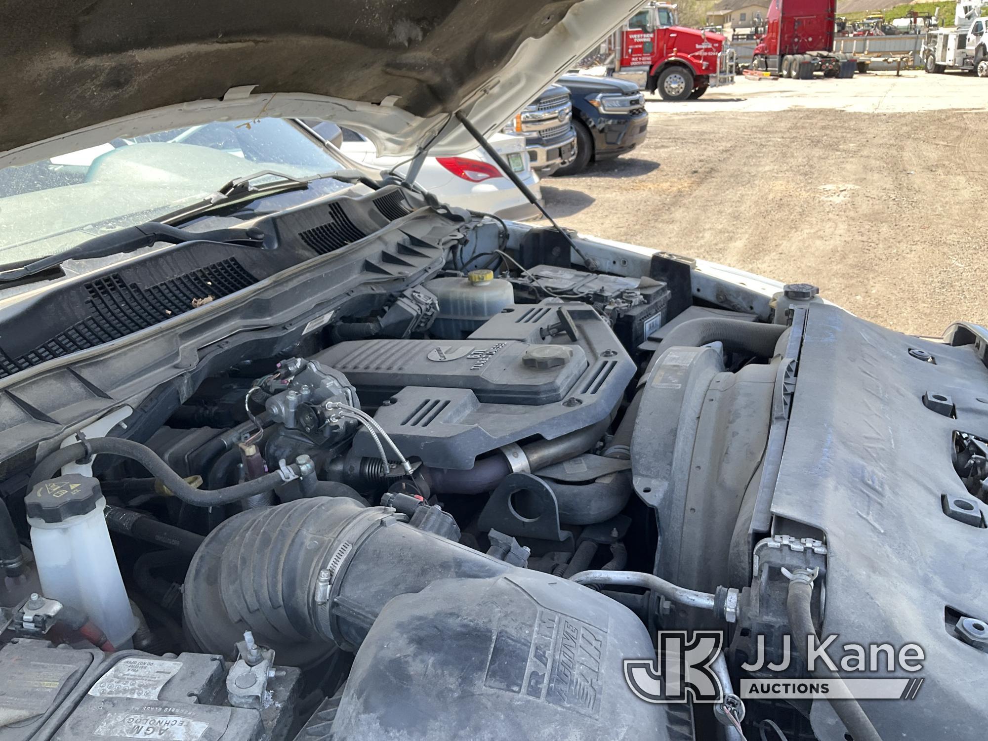 (Castle Rock, CO) 2017 RAM 3500 4x4 Crew-Cab Pickup Truck Runs & Moves) (Check Engine Light On, Tail