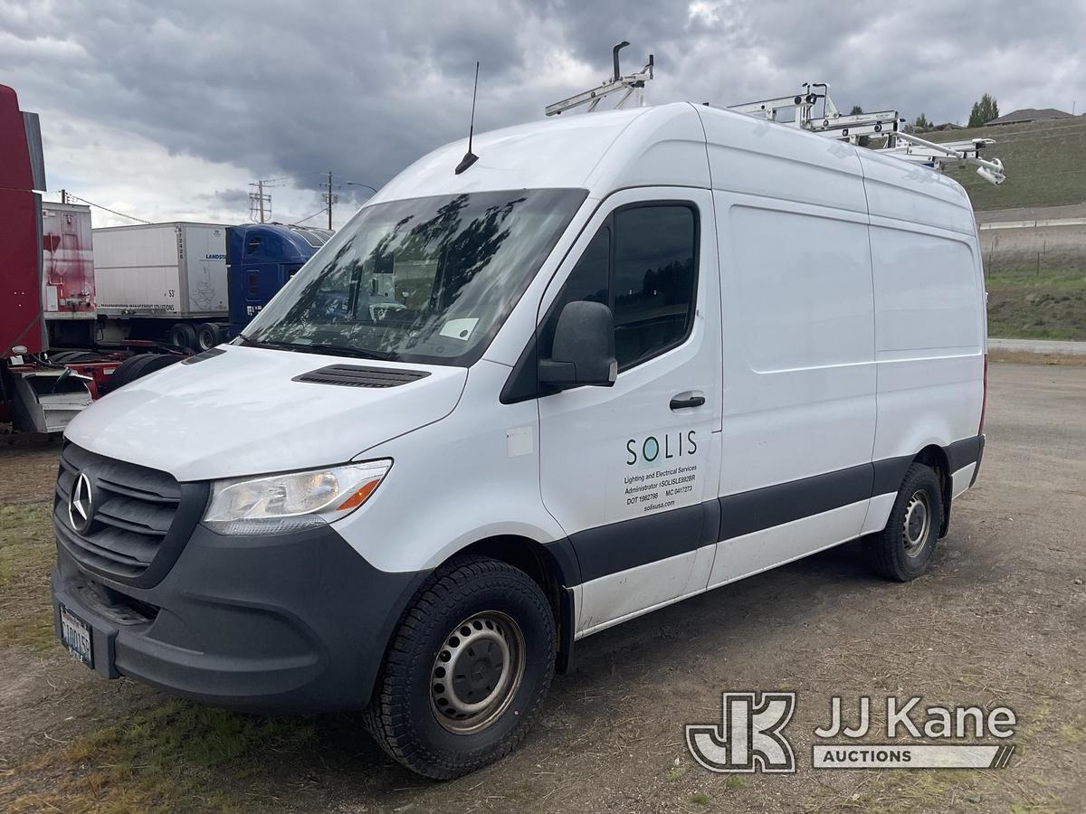 (Post Falls, ID) 2019 Mercedes-Benz Sprinter Van Cargo Van Not Running, Condition Unknown, Requires