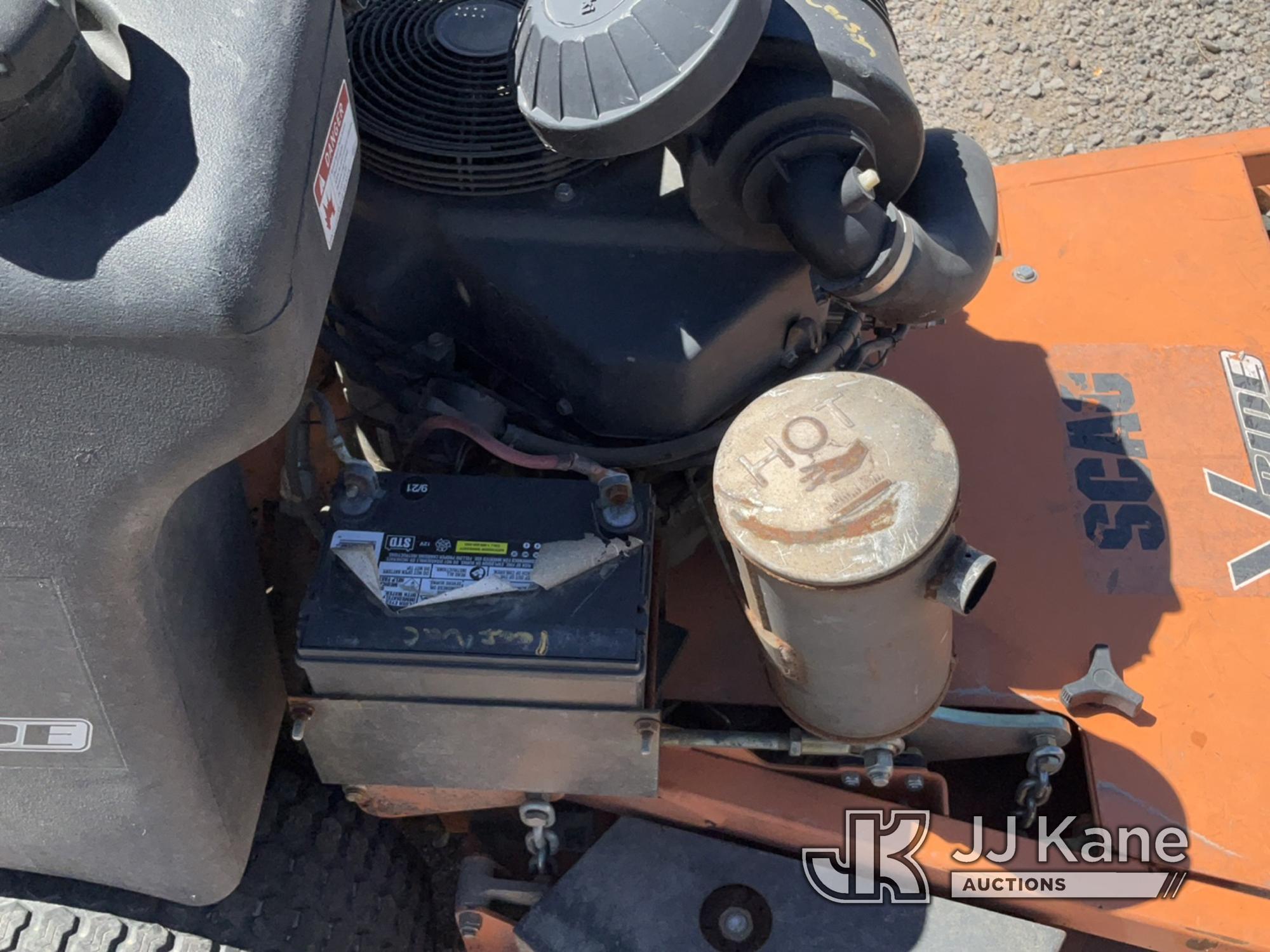 (Tracy-Clark, NV) 2016 Scag V-Ride Zero Turn Riding Mower Condition Unkown, No Key, Missing S/N Plac