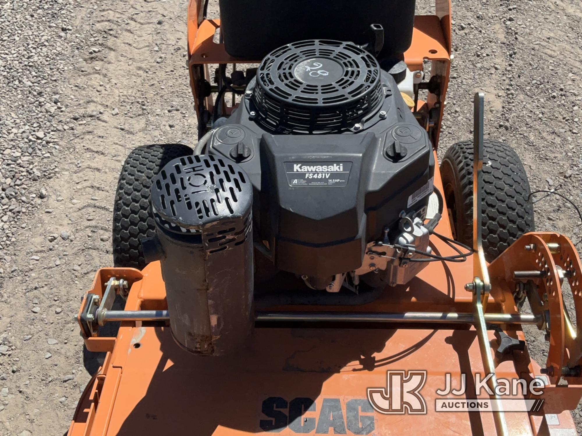 (Tracy-Clark, NV) 2014 Scag Zero Turn Walk-Behind Mower Condition Unknown, No Key  Back right tire f