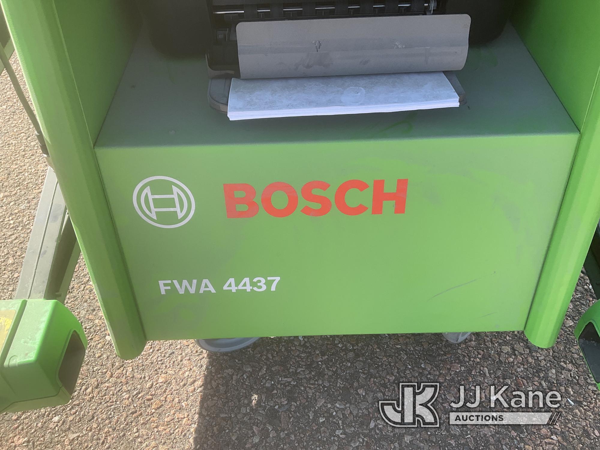 (Castle Rock, CO) Bosch Model FWA 4437 Wheel Alignment Machine Seller States: Runs & Operates