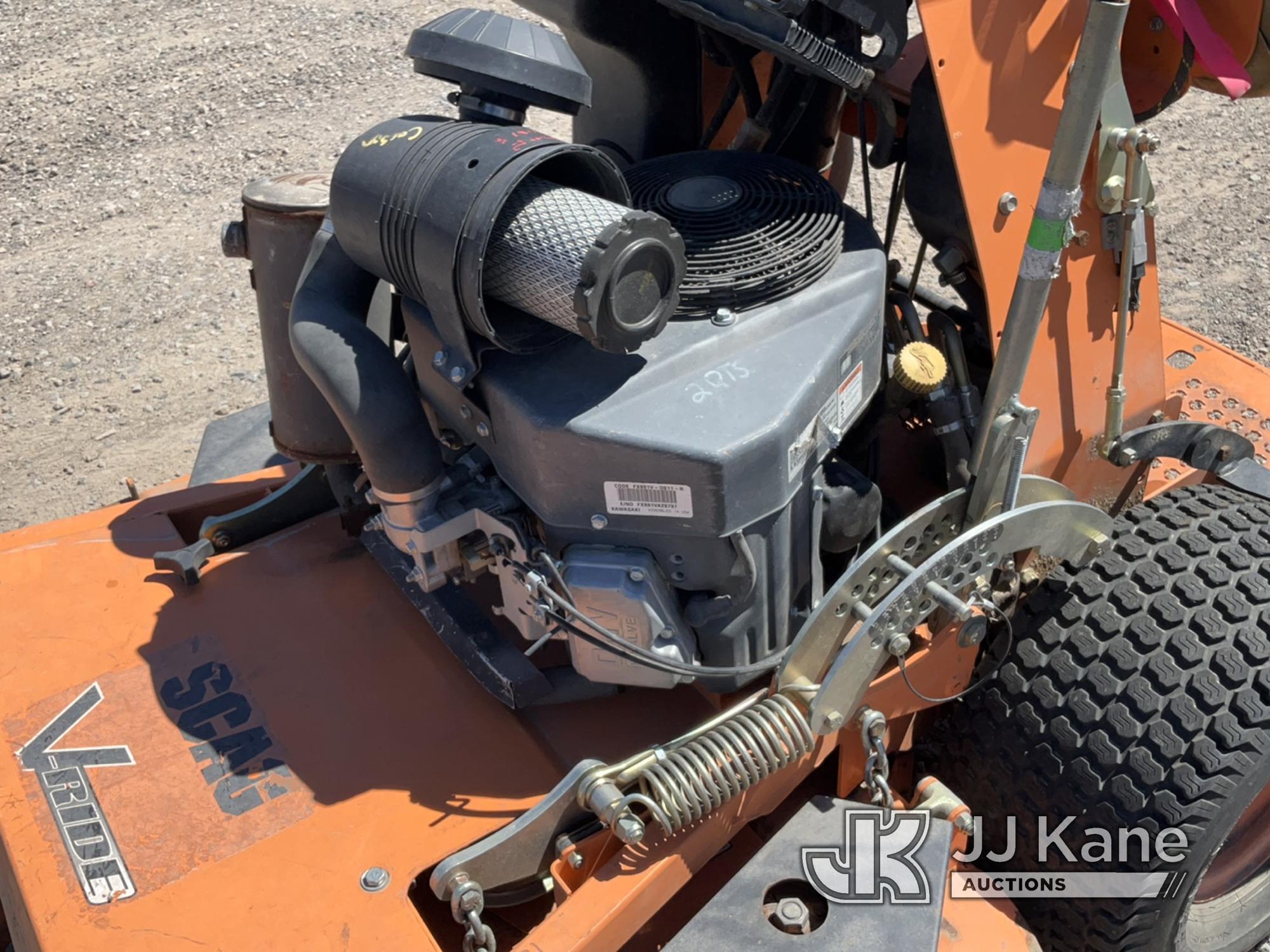 (Tracy-Clark, NV) 2016 Scag V-Ride Zero Turn Riding Mower Condition Unkown, No Key, Missing S/N Plac