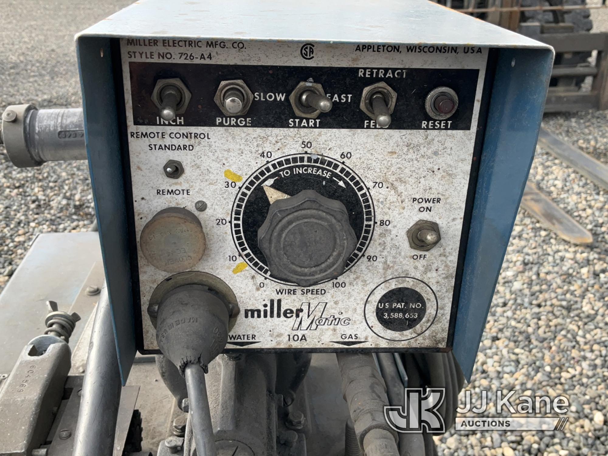 (Portland, OR) Miller Matic 726-4A Welder Serial # 72-634112 (Condition Unknown) NOTE: This unit is