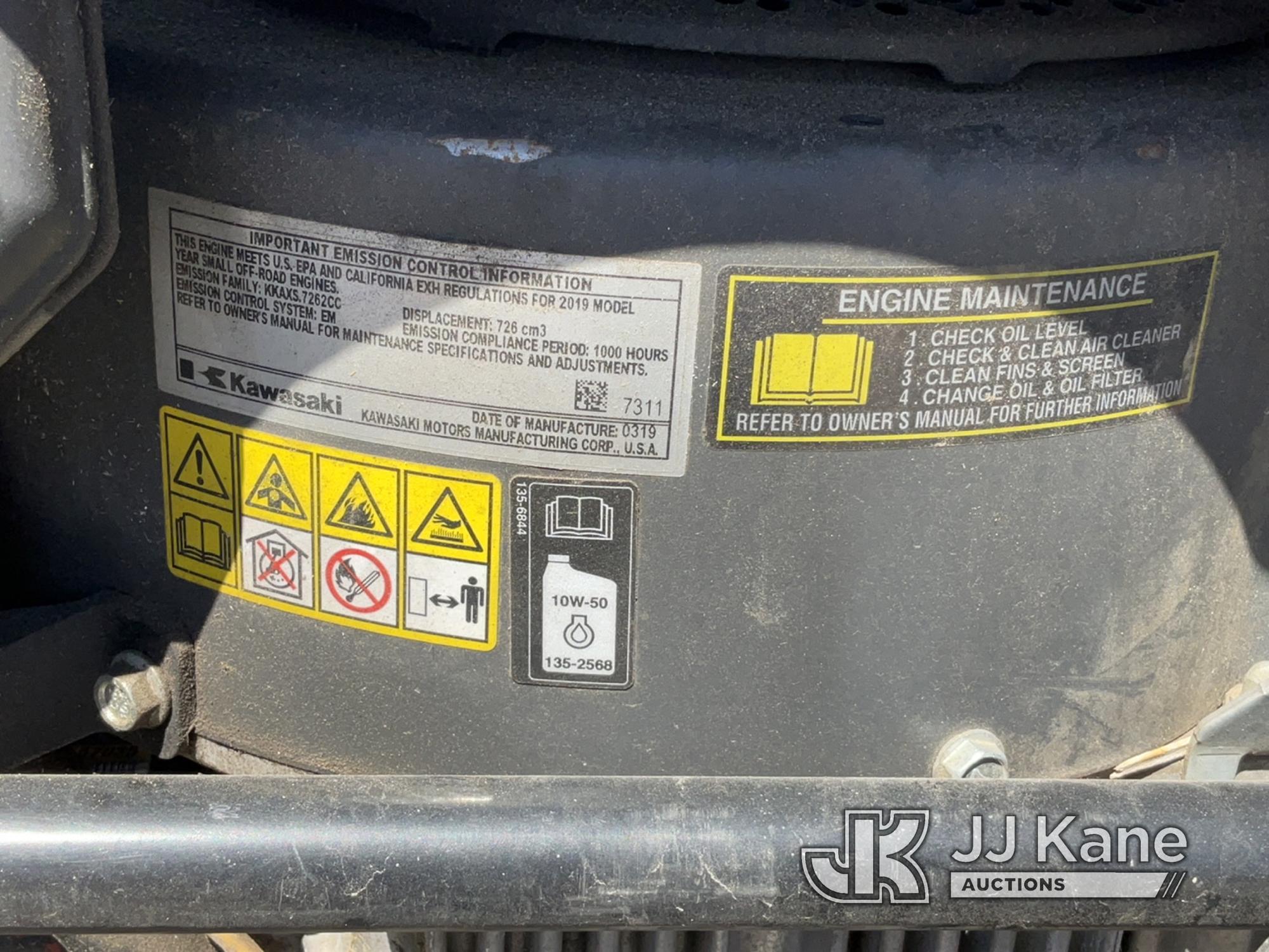 (Tracy-Clark, NV) 2019 Exmark Staris Zero Turn Riding Mower Condition Unknown (no key)  No S/N Placa