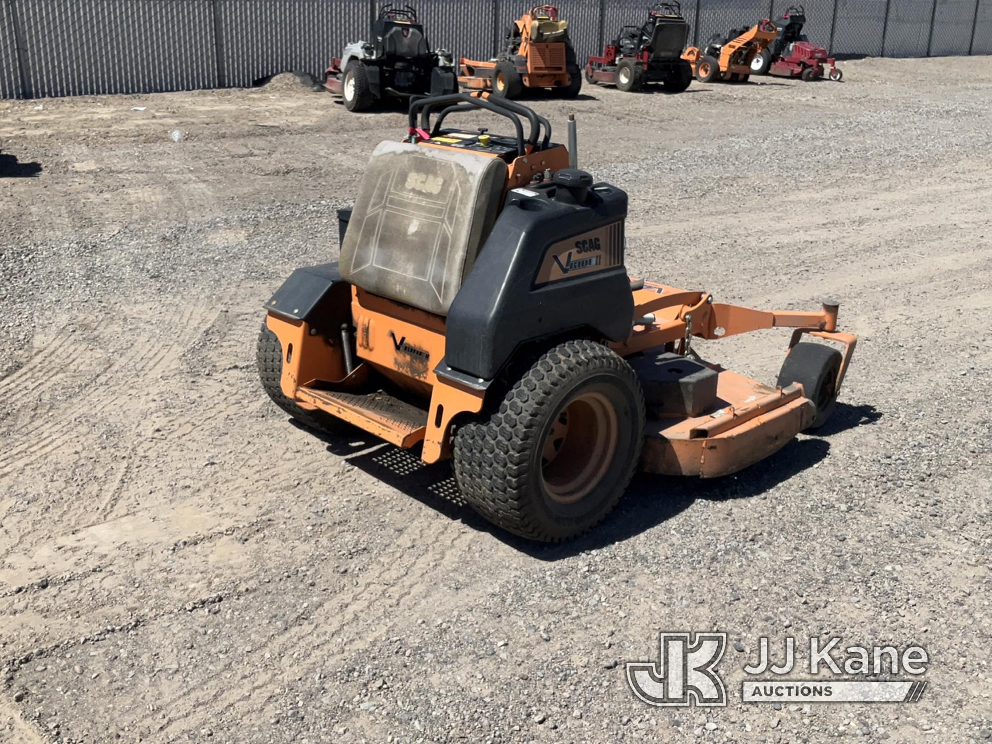 (Tracy-Clark, NV) 2018 Scag V Ride Zero Turn Riding Mower Condition Unknown (no key)  No S/N Placard