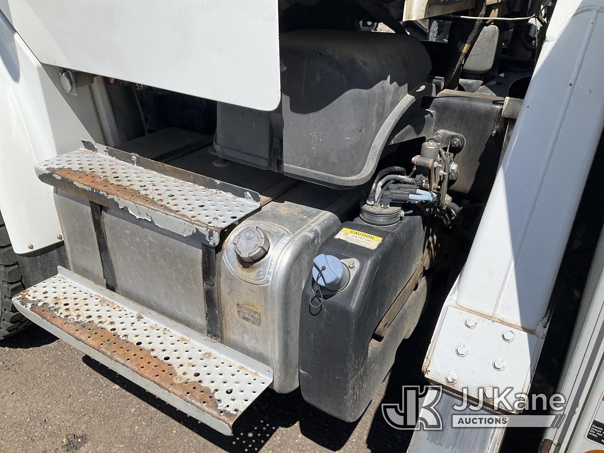 (Castle Rock, CO) Altec TA55, Articulating & Telescopic Material Handling Bucket Truck mounted behin