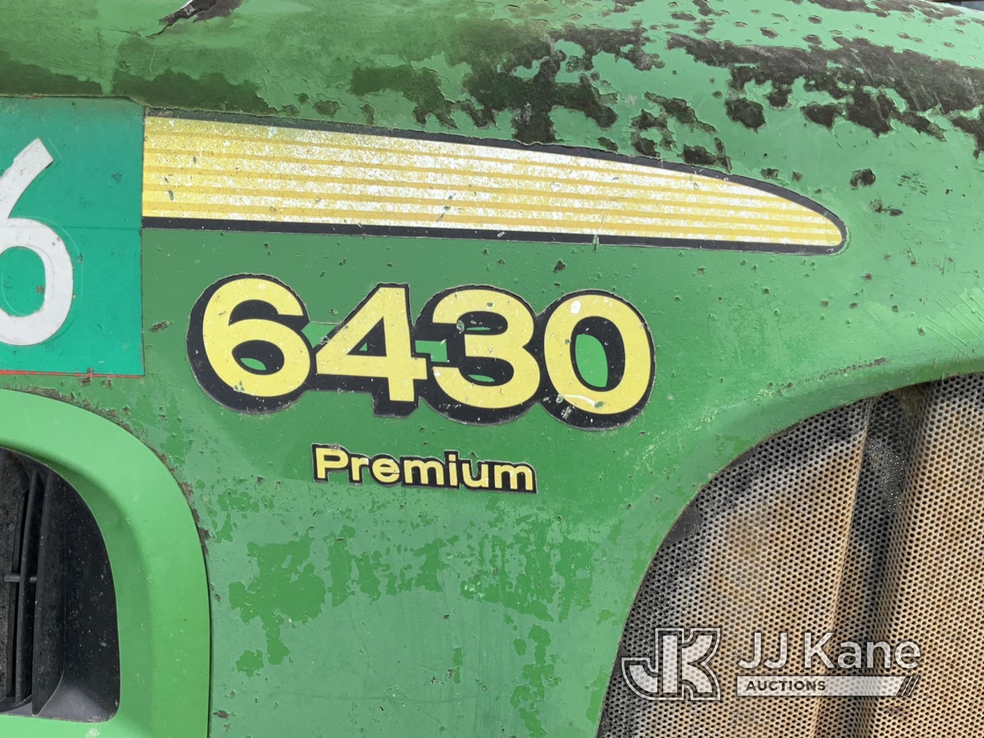 (Eureka, CA) 2007 John Deere 6430 Utility Tractor Runs & Operates.