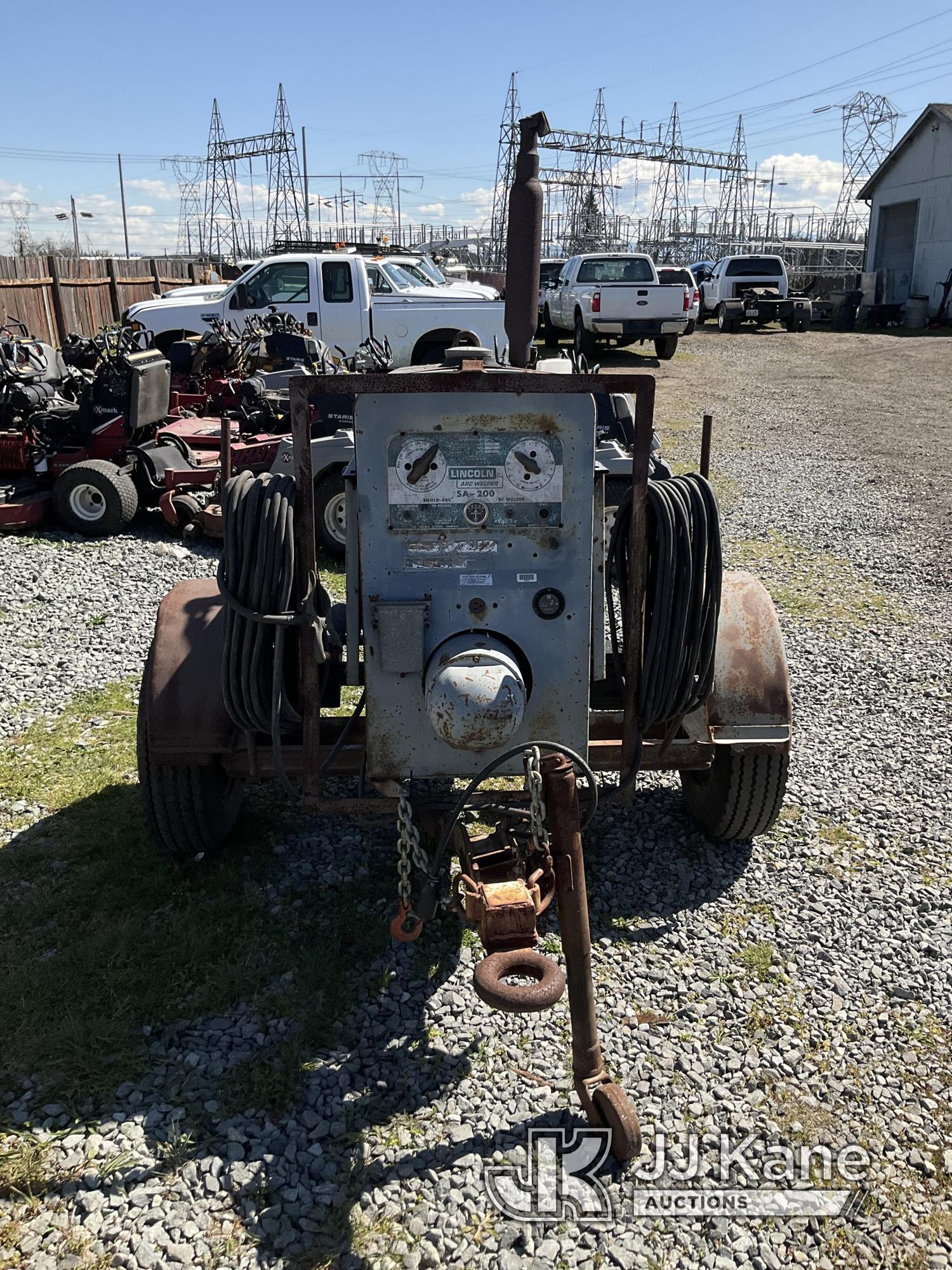 (Tacoma, WA) 1978 Unknown Utility Trailer Not Running, Condition Unknown, Cranks