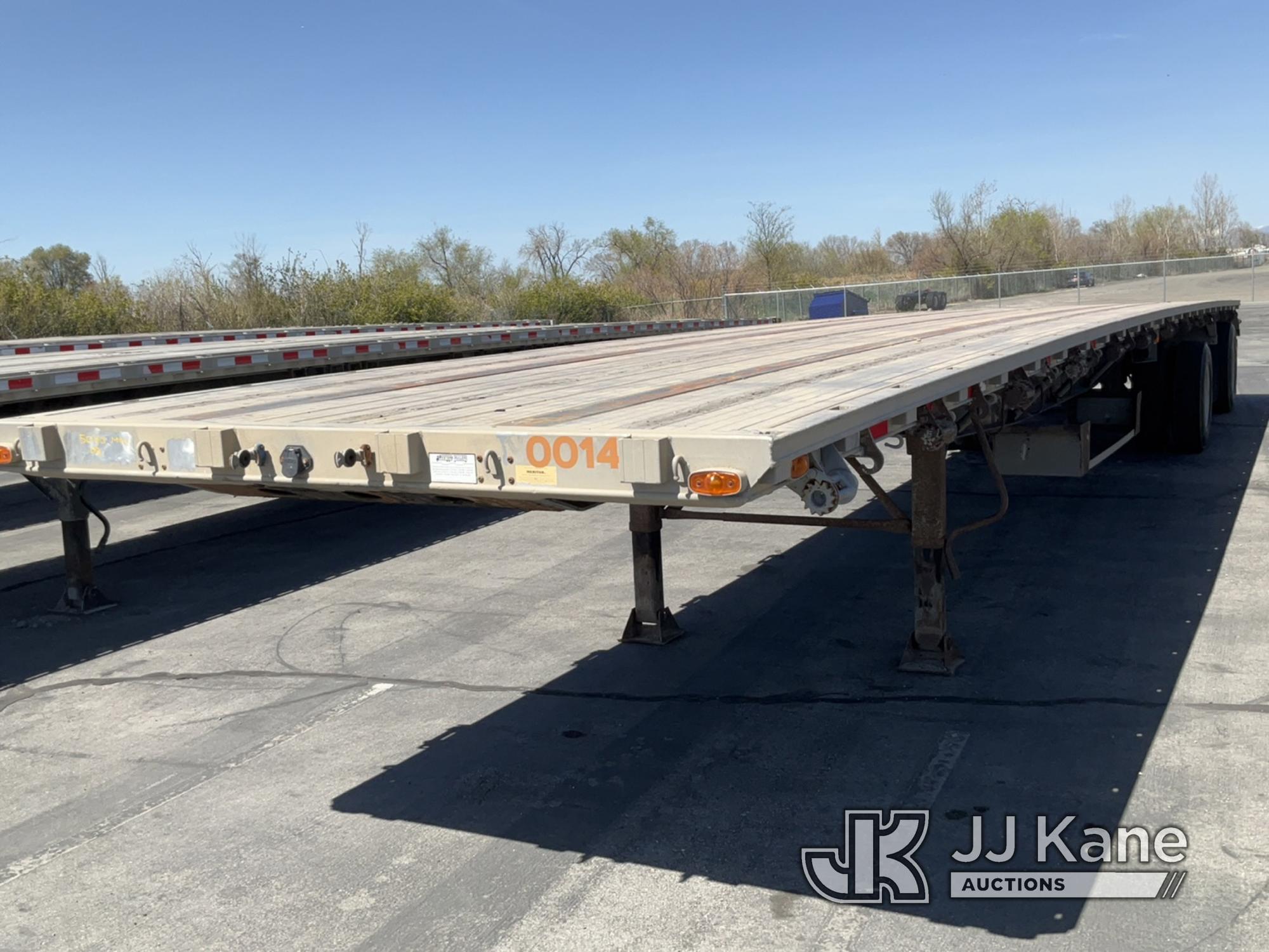 (Salt Lake City, UT) 2008 Western Trailer Company 48ft Flatbed Trailer Towable