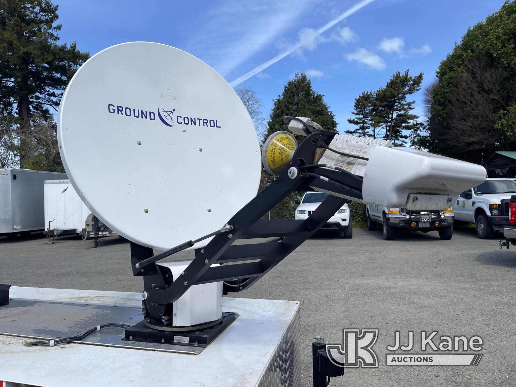 (Eureka, CA) 2009 Ground Control Toughsat T-100 Satellite Communications trailer, Toughsat TS2 Satel