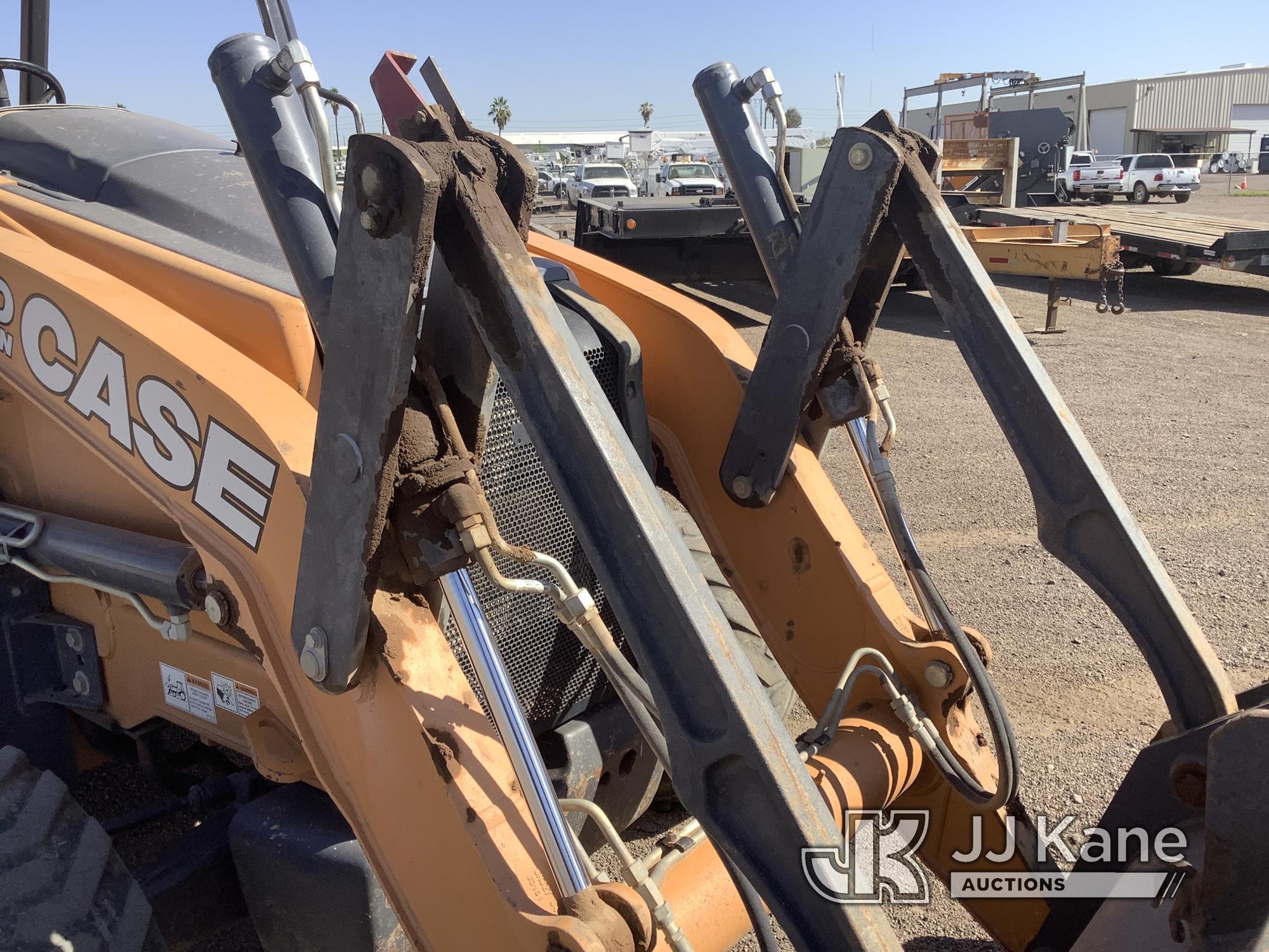 (Phoenix, AZ) 2018 Case 580 Super N 4x4 Tractor Loader Backhoe Runs, Moves, & Operates