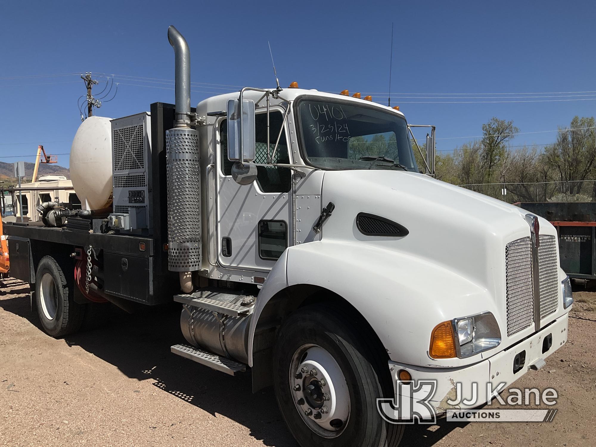 (Castle Rock, CO) 2005 Kenworth T300 Flatbed/Service Truck, Trailer NOT Included Runs, Moves & Opera