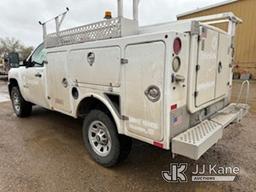 (Glendive, MT) 2011 Chevrolet Silverado 3500HD 4x4 Service Truck Runs & Moves)(Transmission Noise, T