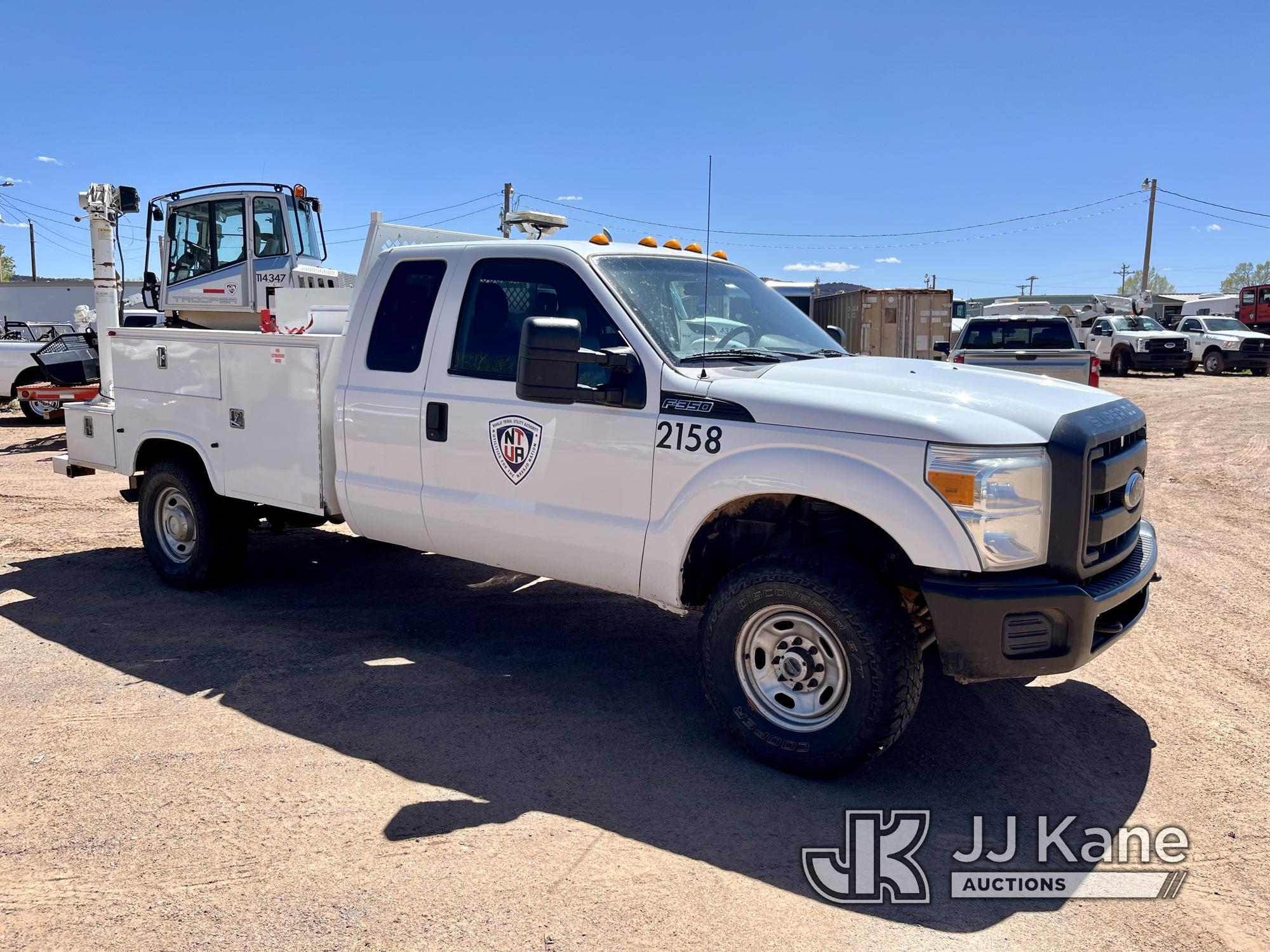 (Fort Defiance, AZ) 2015 Ford F350 4x4 Extended-Cab Service Truck, SCHEDULED LOAD-OUT on JUNE 5th-6t