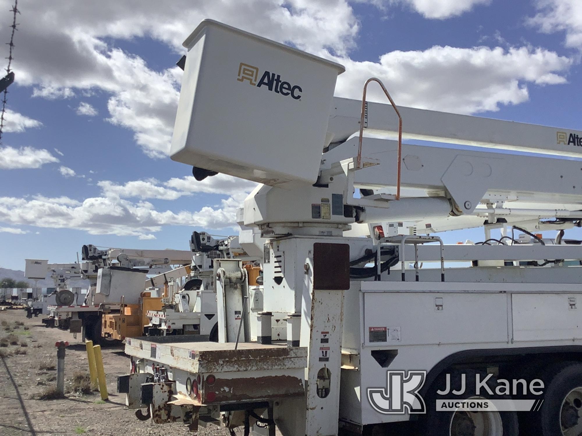 (Phoenix, AZ) Altec A77T-E93, Material Handling Elevator Bucket Truck rear mounted on 2009 Freightli