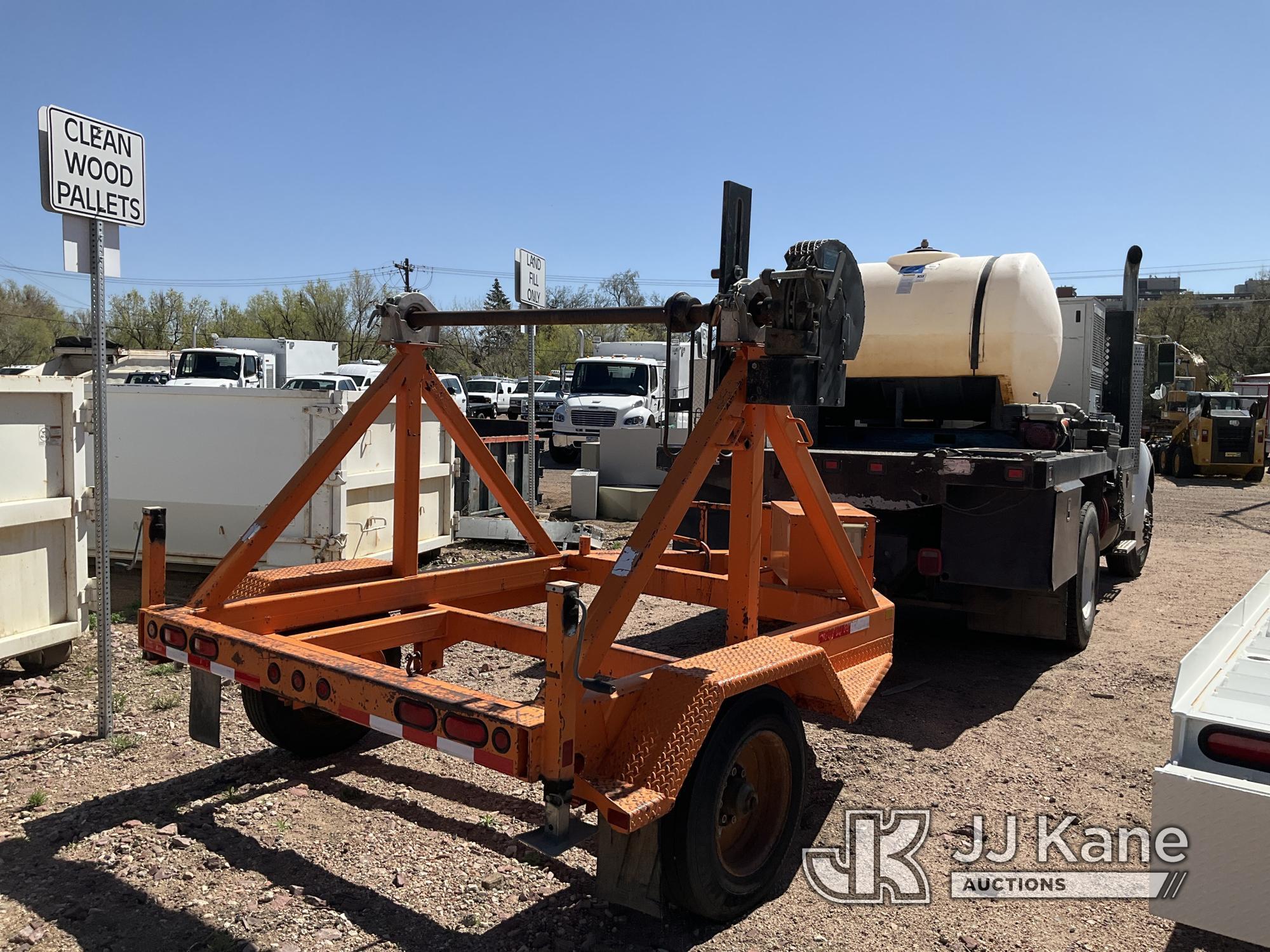 (Castle Rock, CO) 2000 Sherman & Reilly CRT-101E Reel Trailer Runs & Operates, Roadworthy Tires