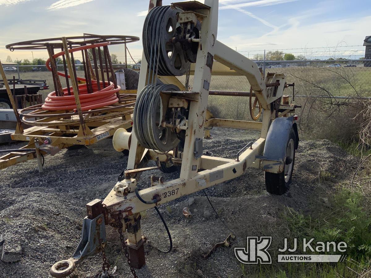 (Pasco, WA) 1958 Pengo TR-1 Material/Reel Trailer Not Running & Condition Unknown