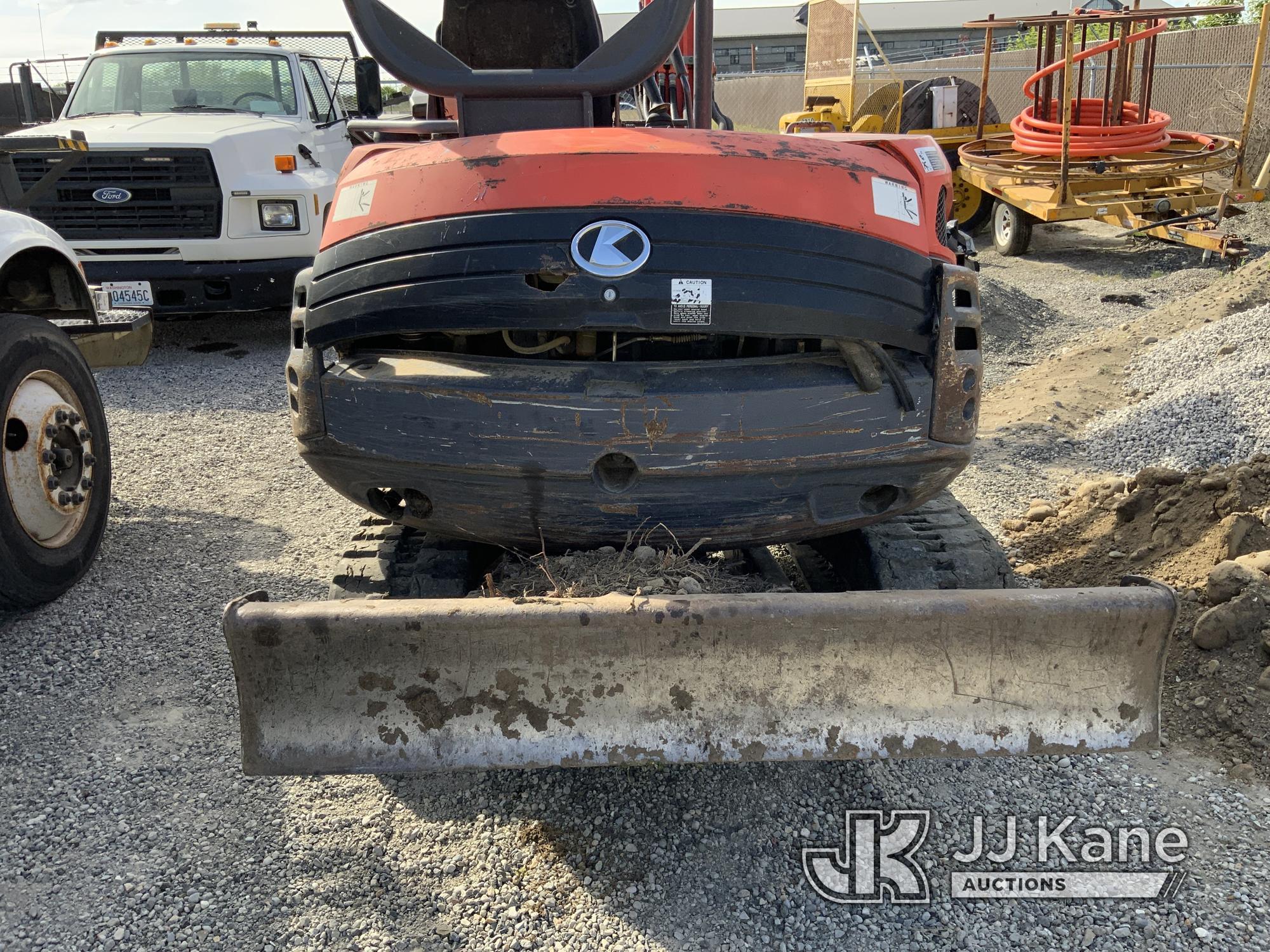 (Pasco, WA) Kubota KX121-3S Mini Hydraulic Excavator Runs, Moves & Operates