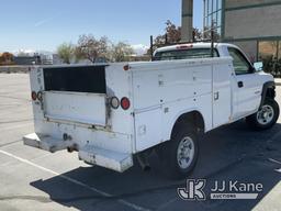 (Salt Lake City, UT) 2001 Chevrolet Silverado 2500HD 4x4 Service Truck Runs & Moves