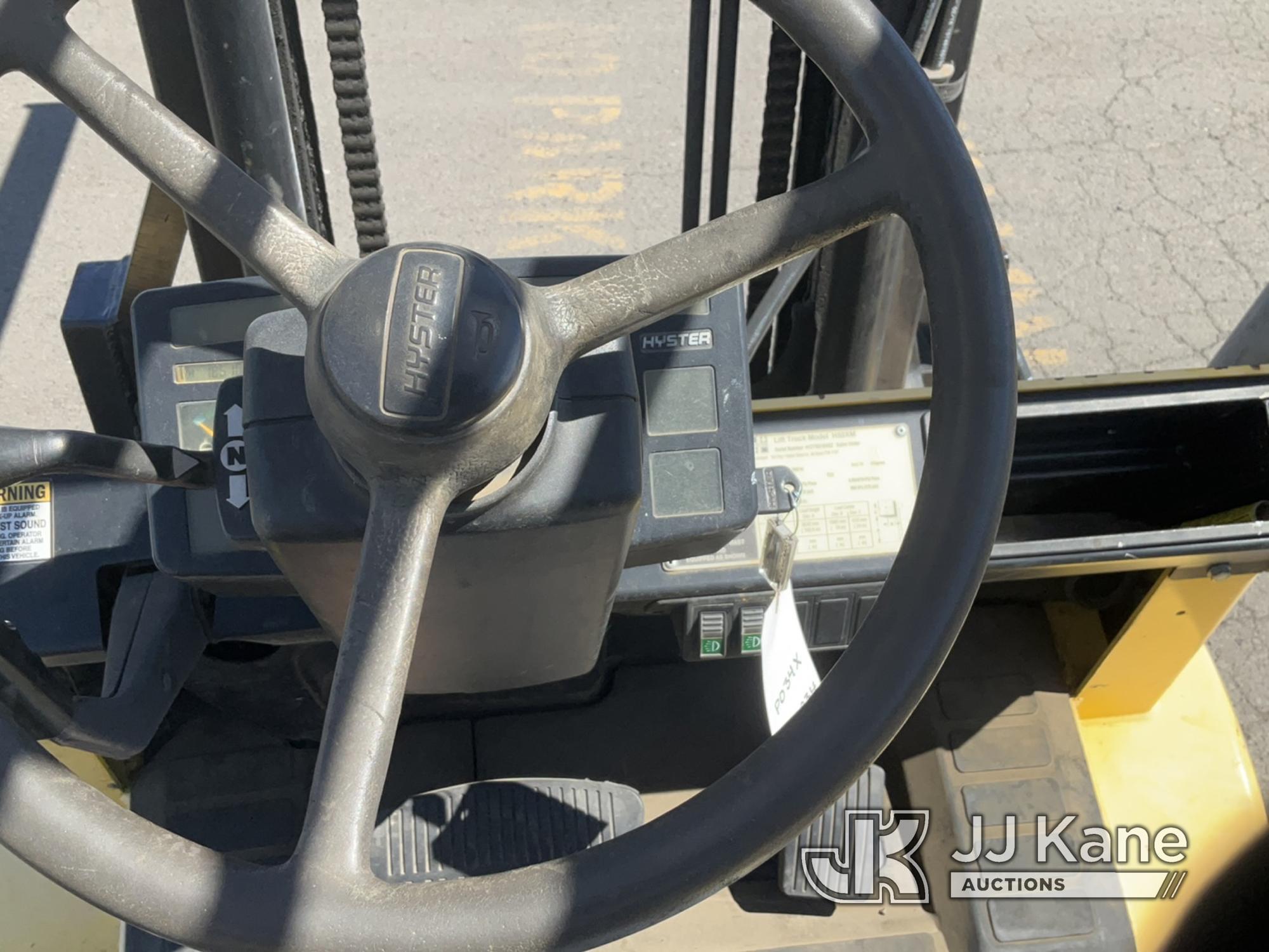 (Portland, OR) 2001 Hyster H50XM Pneumatic Tired Forklift Runs, Moves & Operates