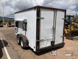 (Castle Rock, CO) 1999 Fabrication Technologies Inc. Enclosed Cargo Trailer, Onan generator (per sel