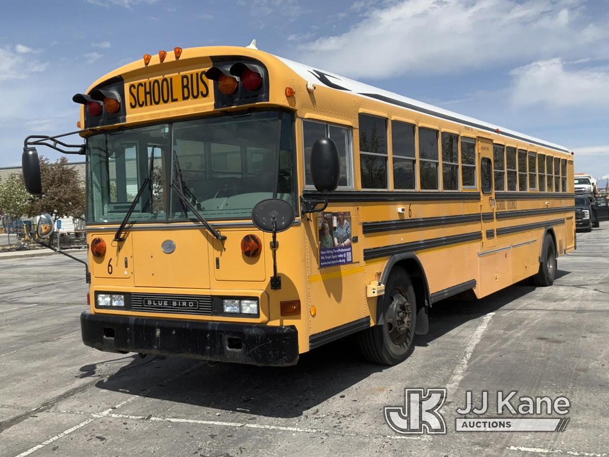 (Salt Lake City, UT) 2005 Blue Bird All American School Bus Runs & Moves) (ABS Light