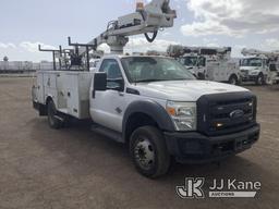 (Phoenix, AZ) Altec AT235-P, Telescopic Non-Insulated Bucket Truck mounted behind cab on 2016 Ford F