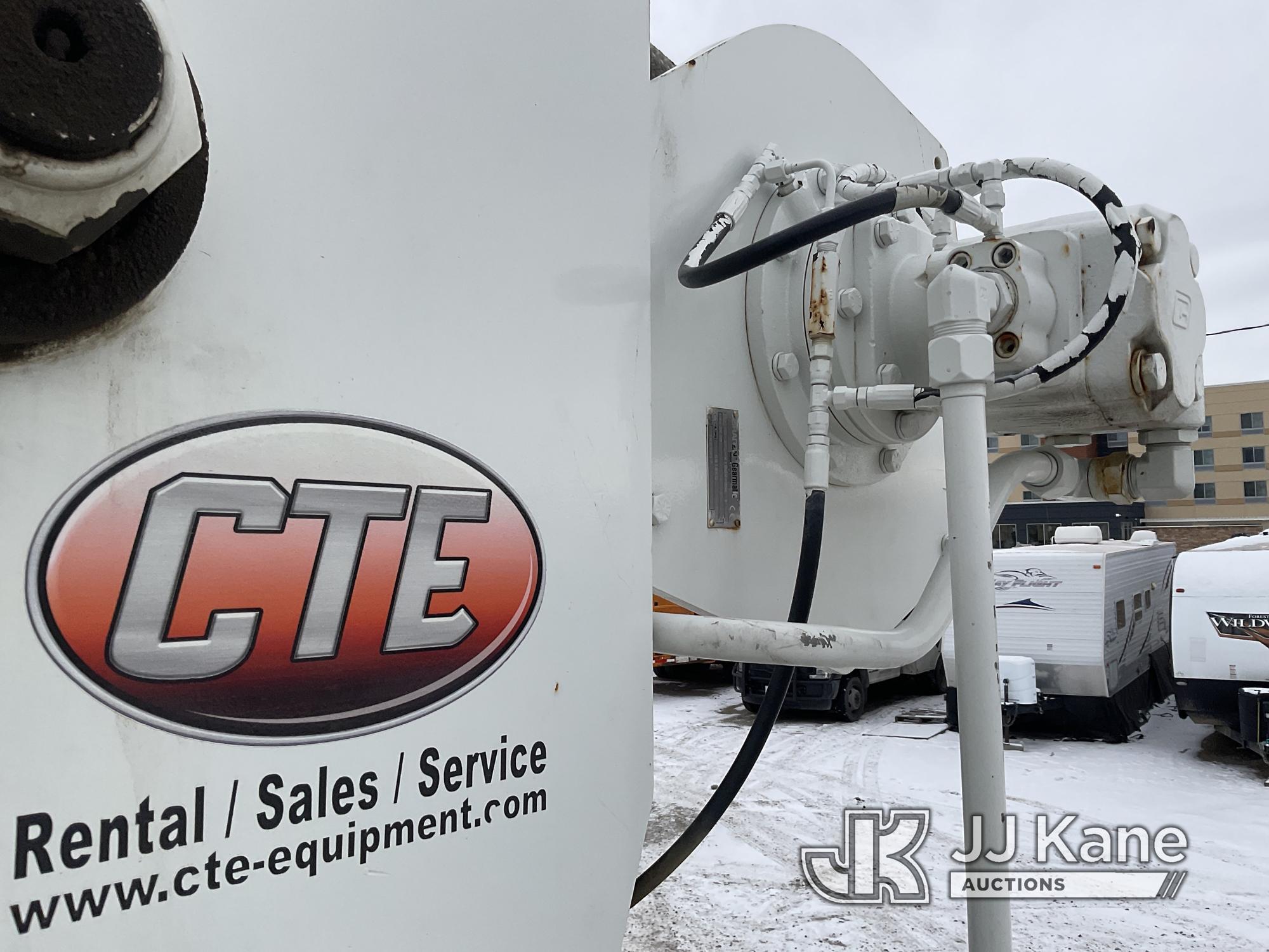 (Laurel, MT) Telelect General, Digger Derrick rear mounted on 2015 Freightliner 108SD 6x6 Flatbed/Ut