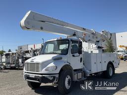 (Portland, OR) Altec AA55, Material Handling Bucket Truck rear mounted on 2015 Freightliner M2 106 4