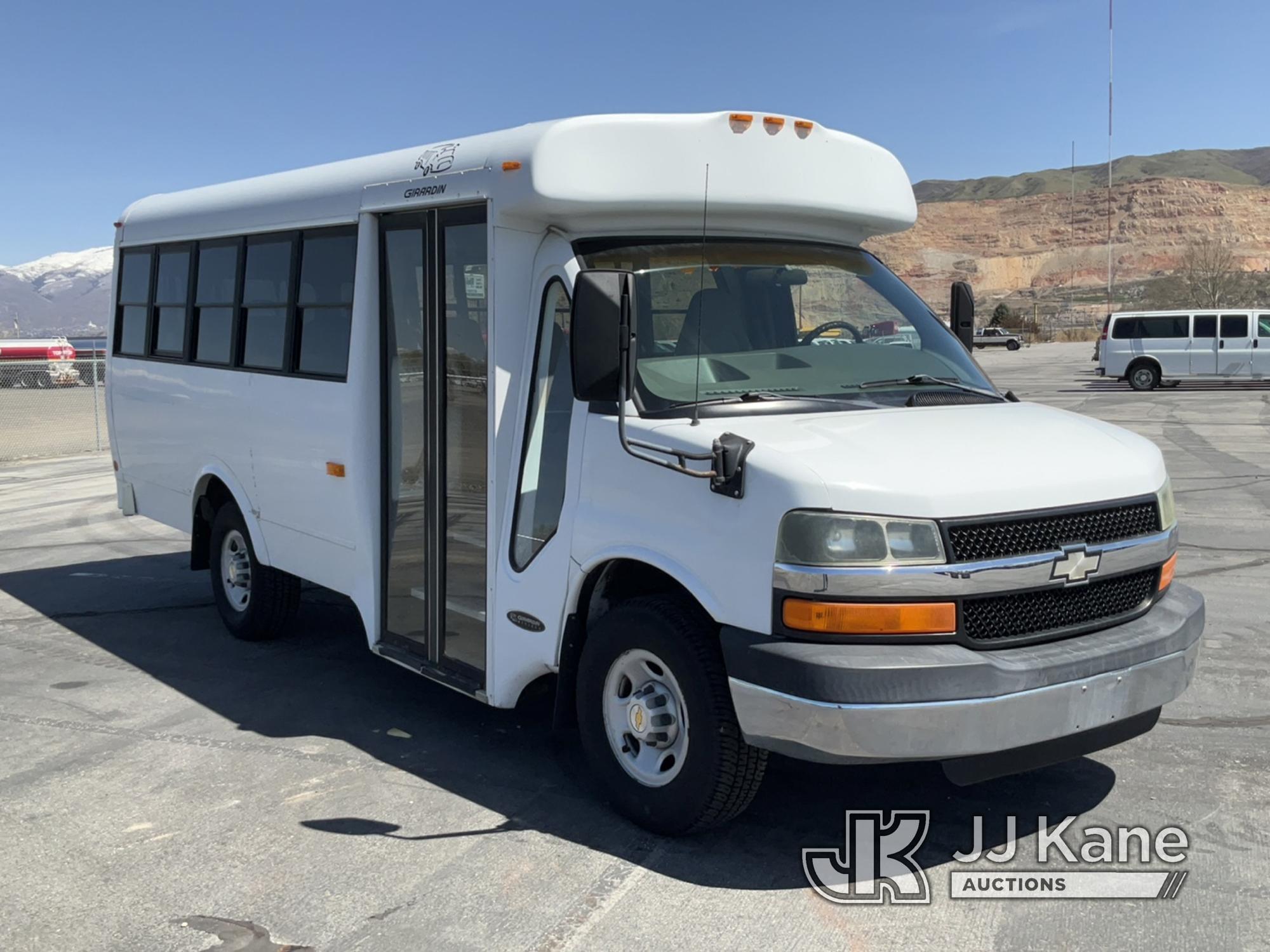 (Salt Lake City, UT) 2003 Chevrolet G3500 Giradin Passenger Bus Runs & Moves