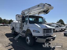 (Castle Rock, CO) Altec TA55, Articulating & Telescopic Material Handling Bucket Truck mounted behin