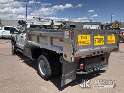 (Castle Rock, CO) 2017 Ford F550 4x4 Dump Truck Runs, Moves & Operates.  Per Seller: Crane and Dump