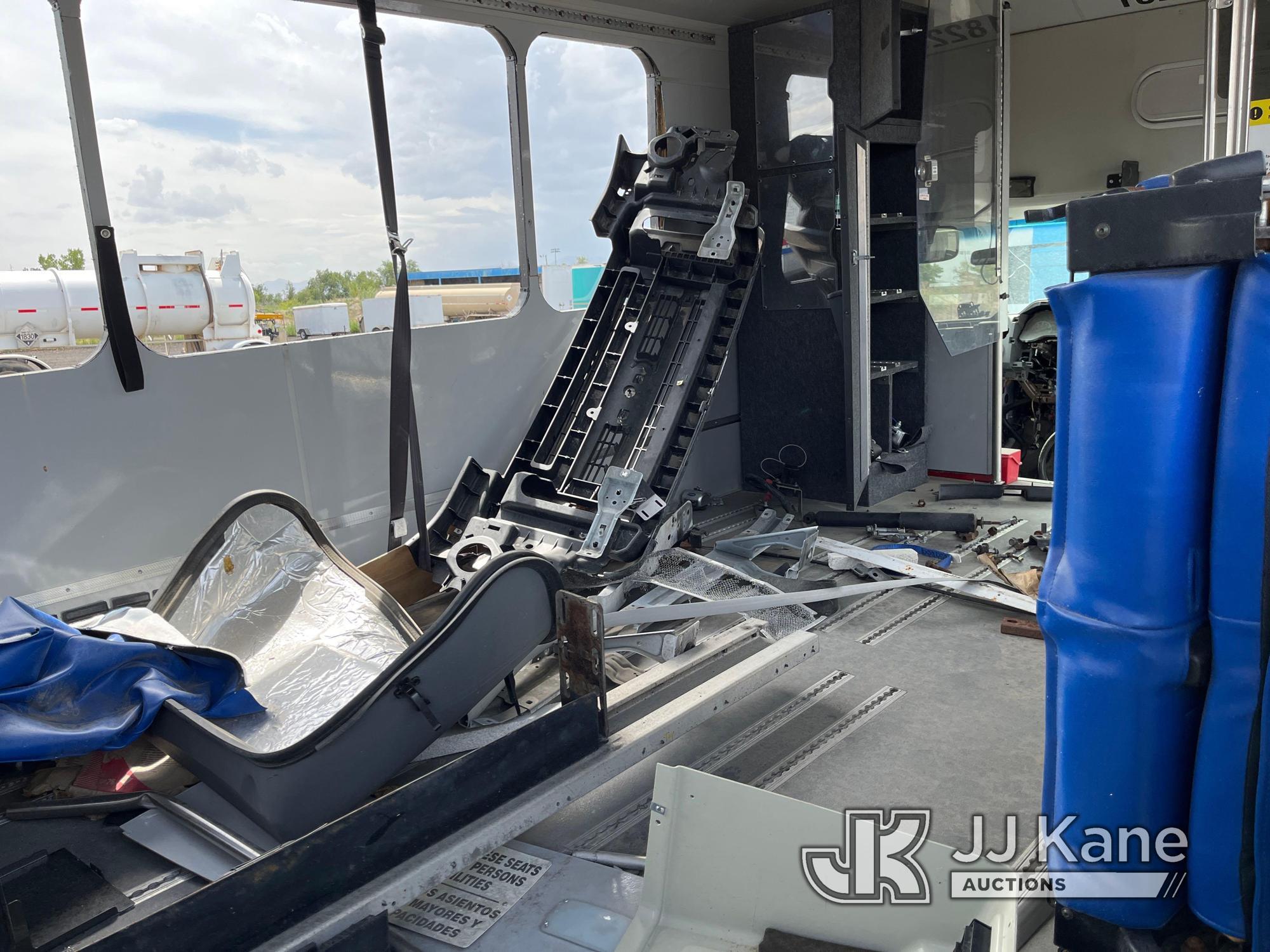 (Salt Lake City, UT) 2019 Ford E450 Cutaway Van No Engine, No Trans, No Rear end, missing parts, Not