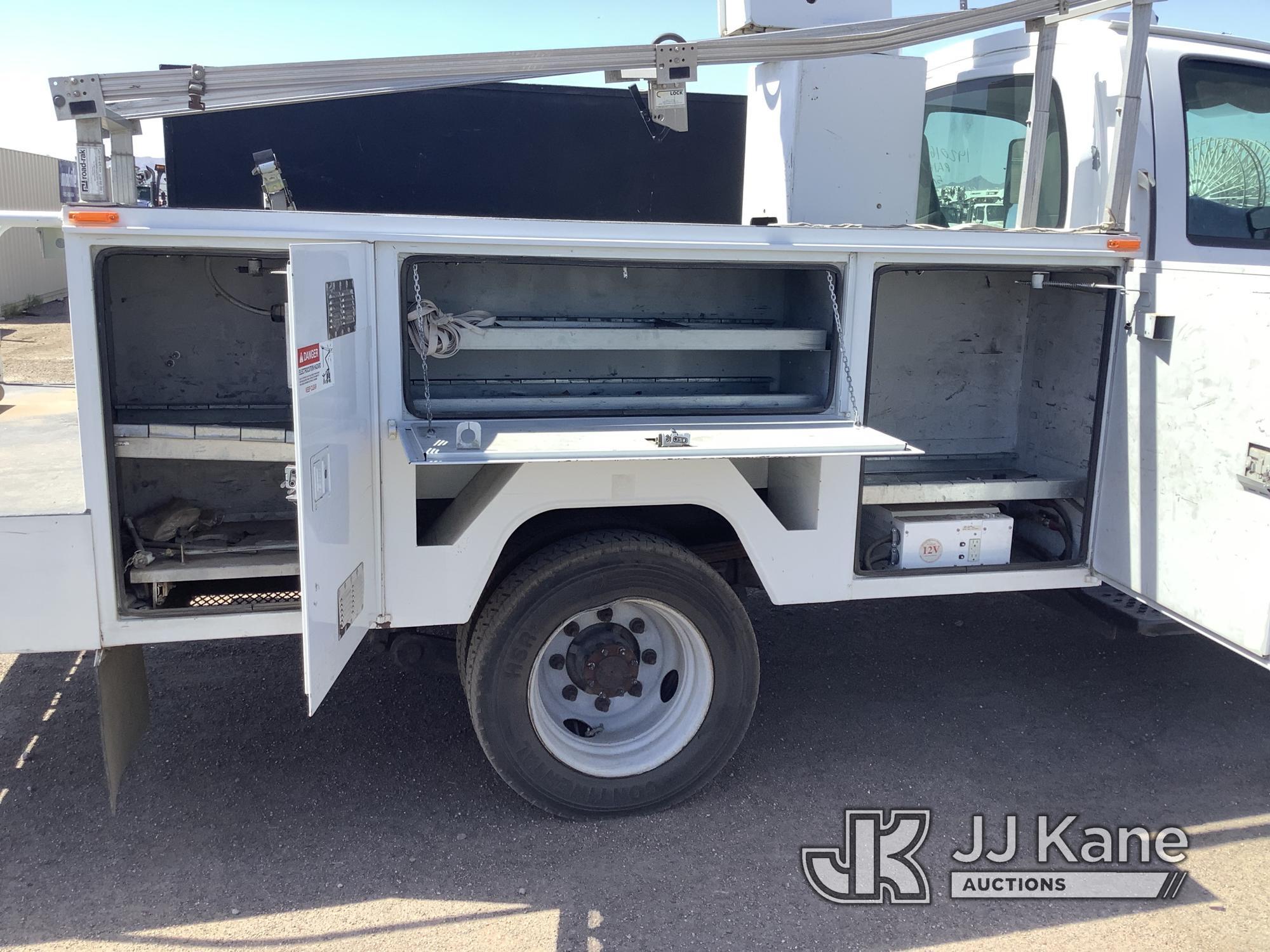 (Phoenix, AZ) ETI ETC35S-NT, Non-Insulated Bucket Truck mounted behind cab on 2008 Chevrolet C5500 U