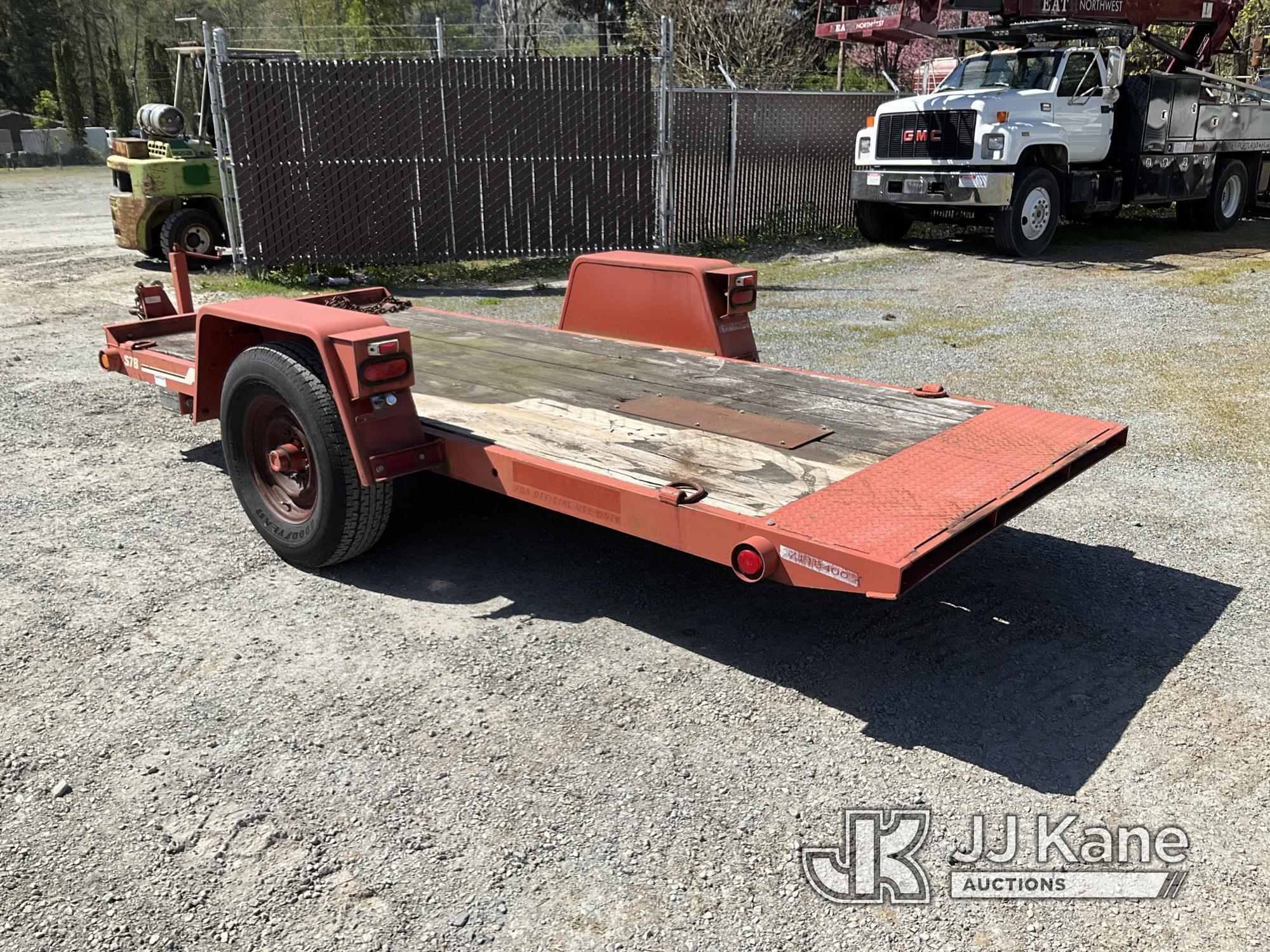 (Tacoma, WA) 2010 Ditch Witch S7B Tagalong Utiliy Trailer