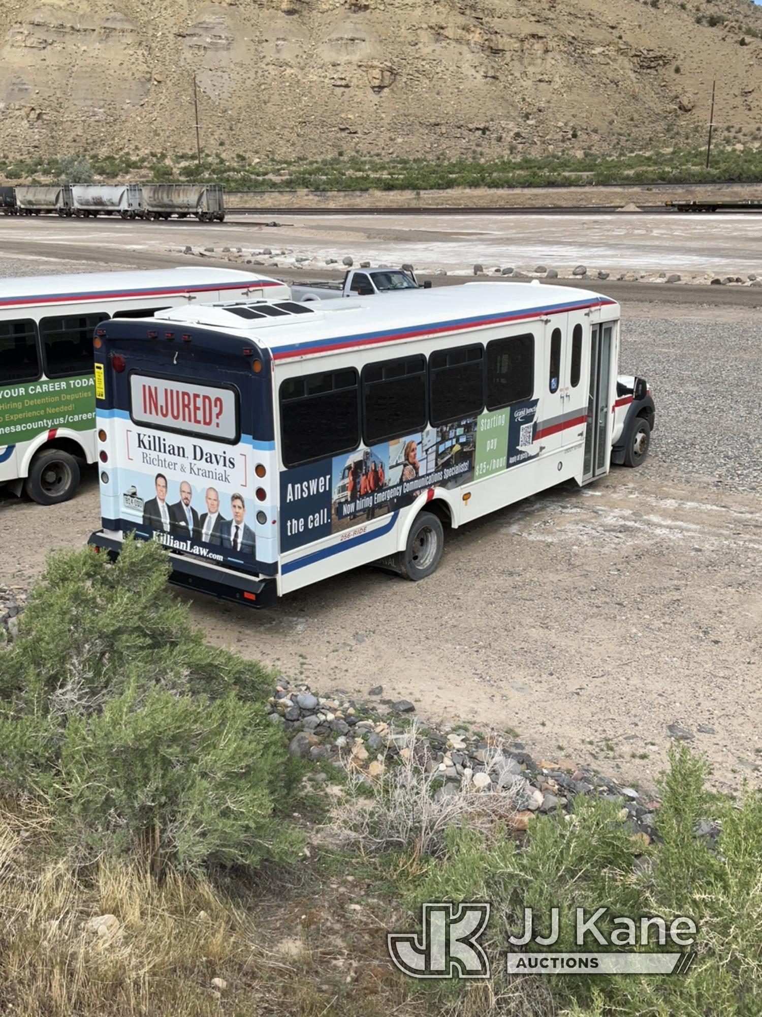 (Grand Junction, CO) 2015 Ford F550 Passenger Bus Not Running,   Condition Unknown, Missing Parts