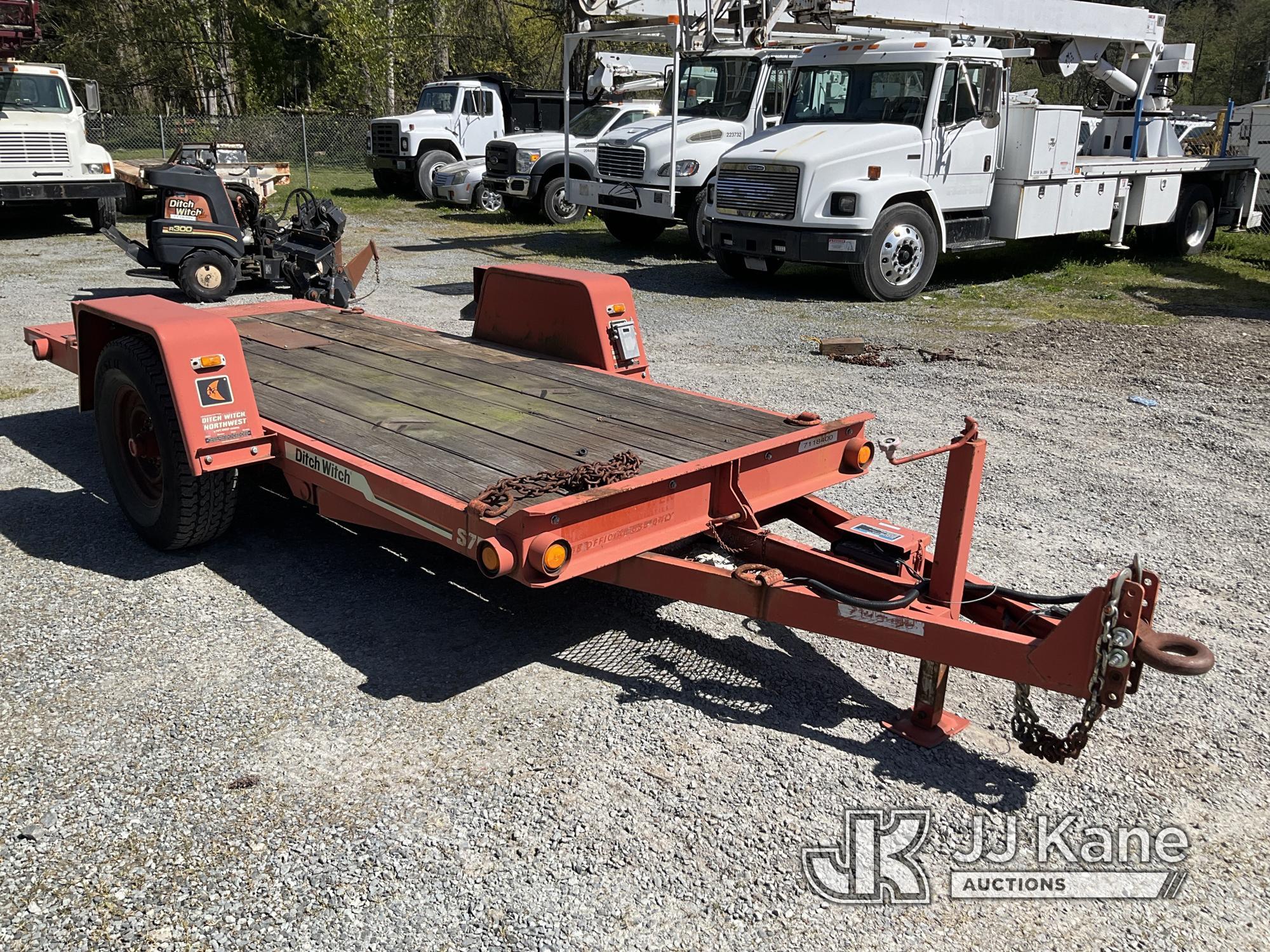 (Tacoma, WA) 2010 Ditch Witch S7B Tagalong Utiliy Trailer