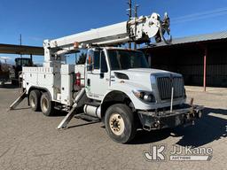 (Prosser, WA) Altec D2050-TR, Digger Derrick rear mounted on 2013 International 7500 T/A Utility Tru