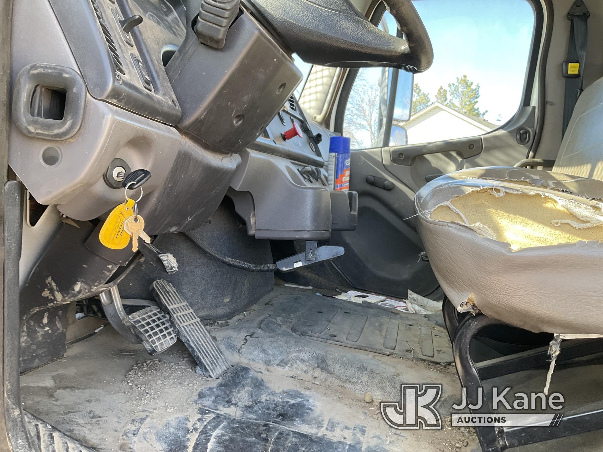 (Franktown, CO) Altec AA55-MH, Material Handling Bucket Truck rear mounted on 2012 Freightliner M2 1