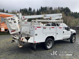 (Eatonville, WA) Altec AT200A, Telescopic Non-Insulated Bucket Truck mounted behind cab on 2008 Ford